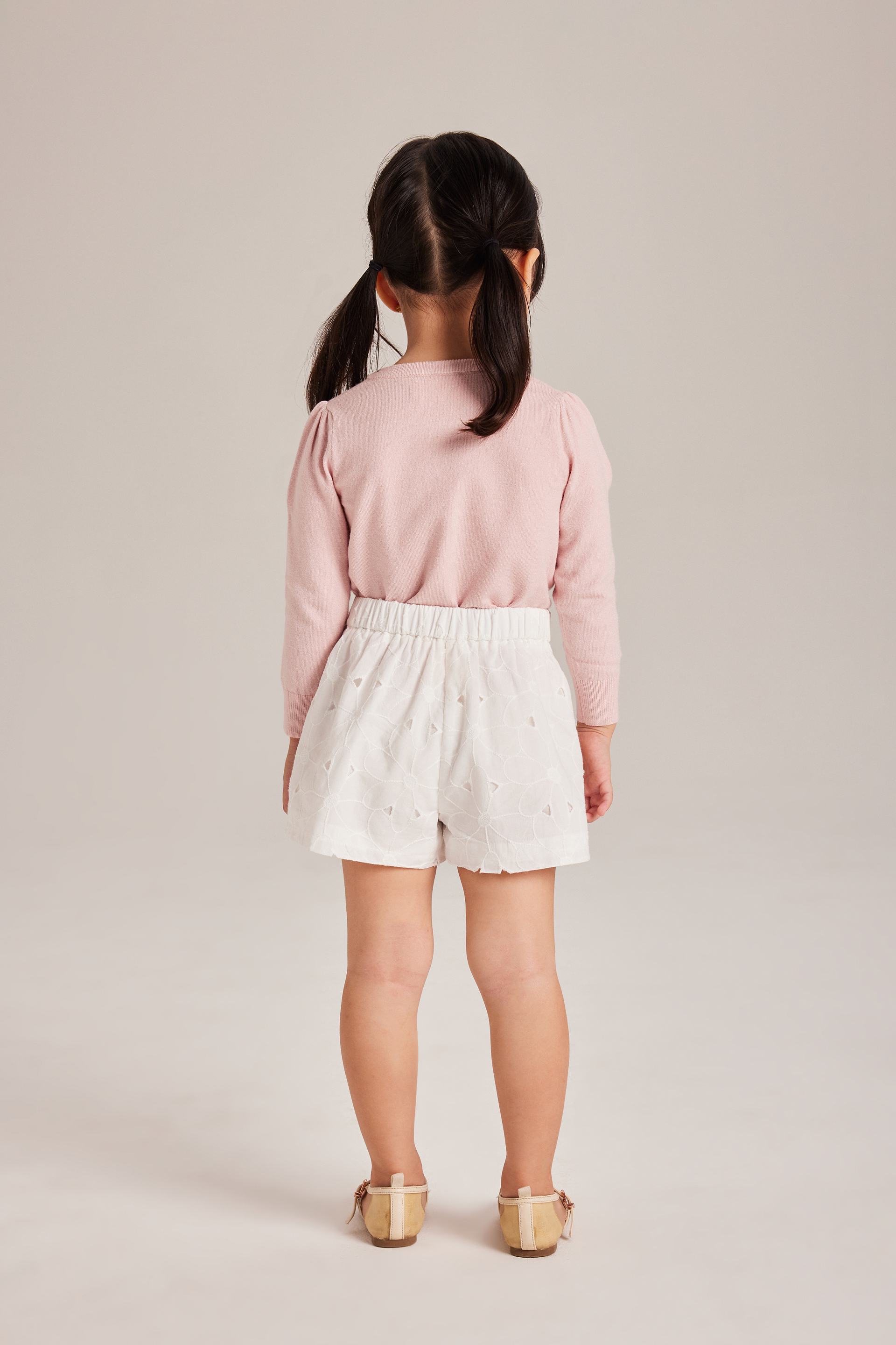 Embroidered Cotton Skorts