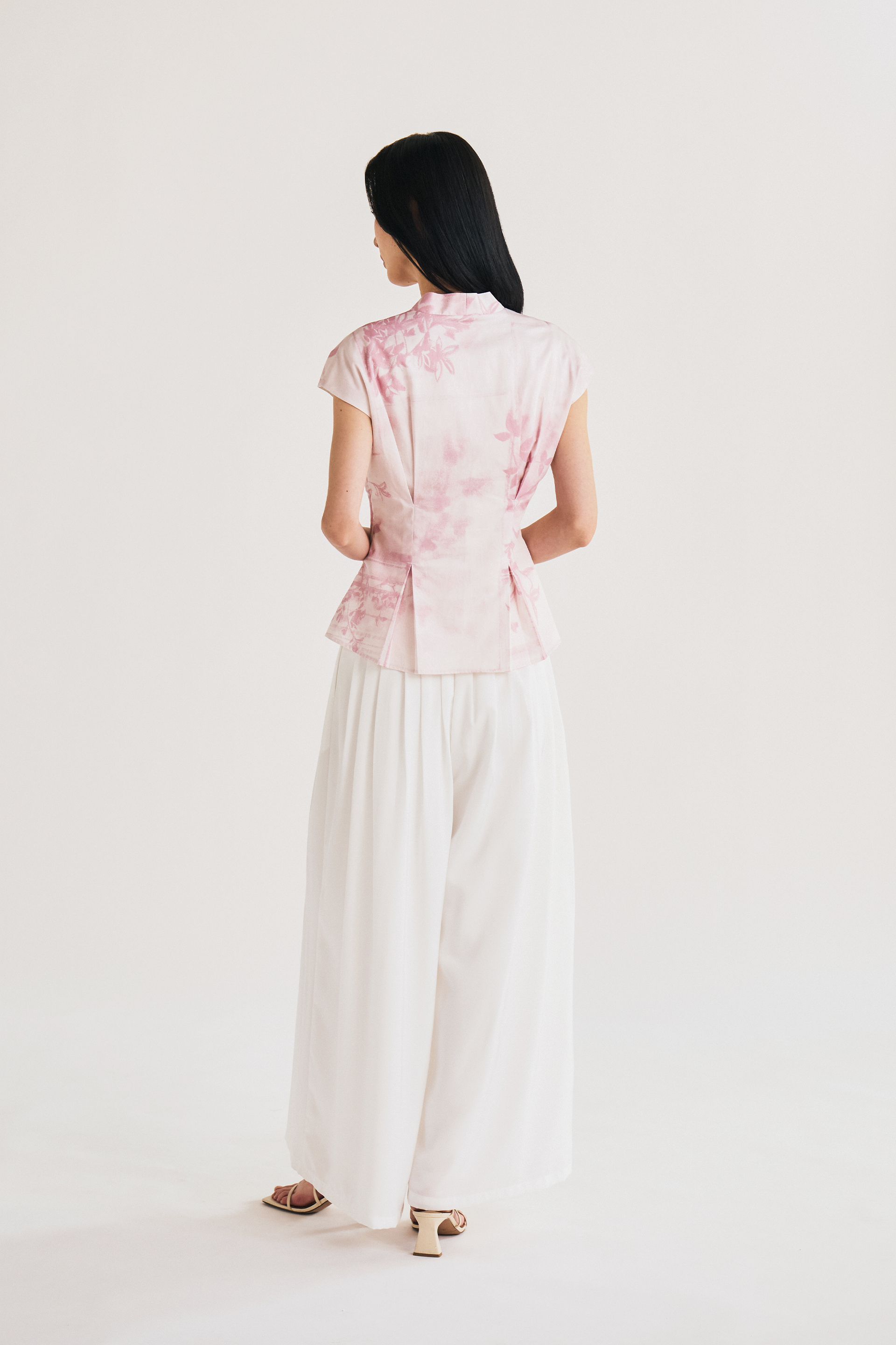 View Pleat-Front Top