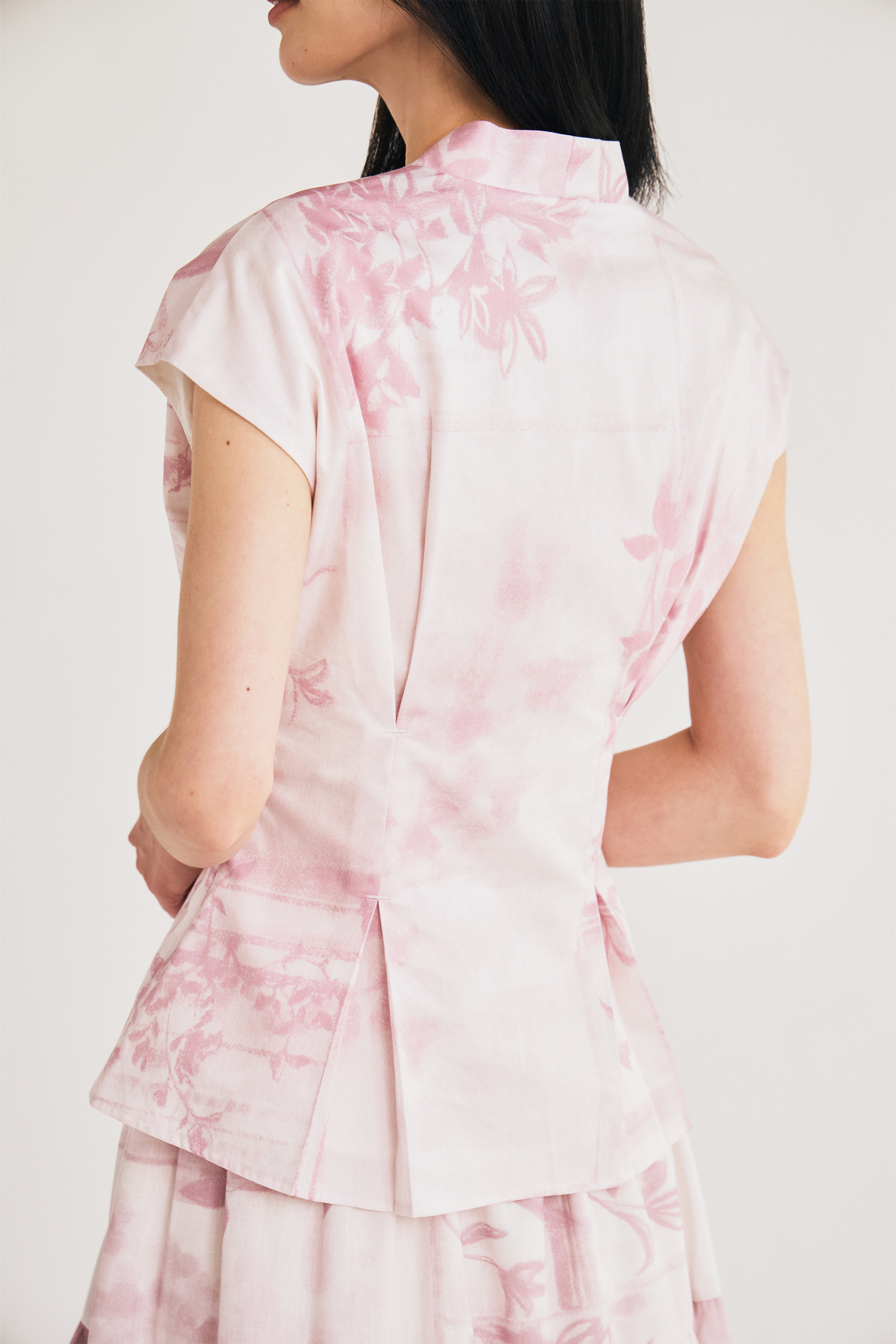 View Pleat-Front Top