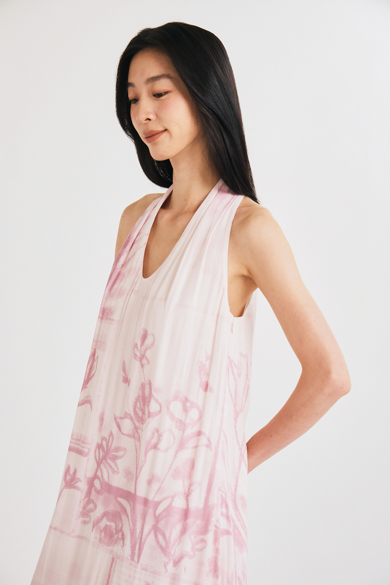 View U-Neck Tent Dress