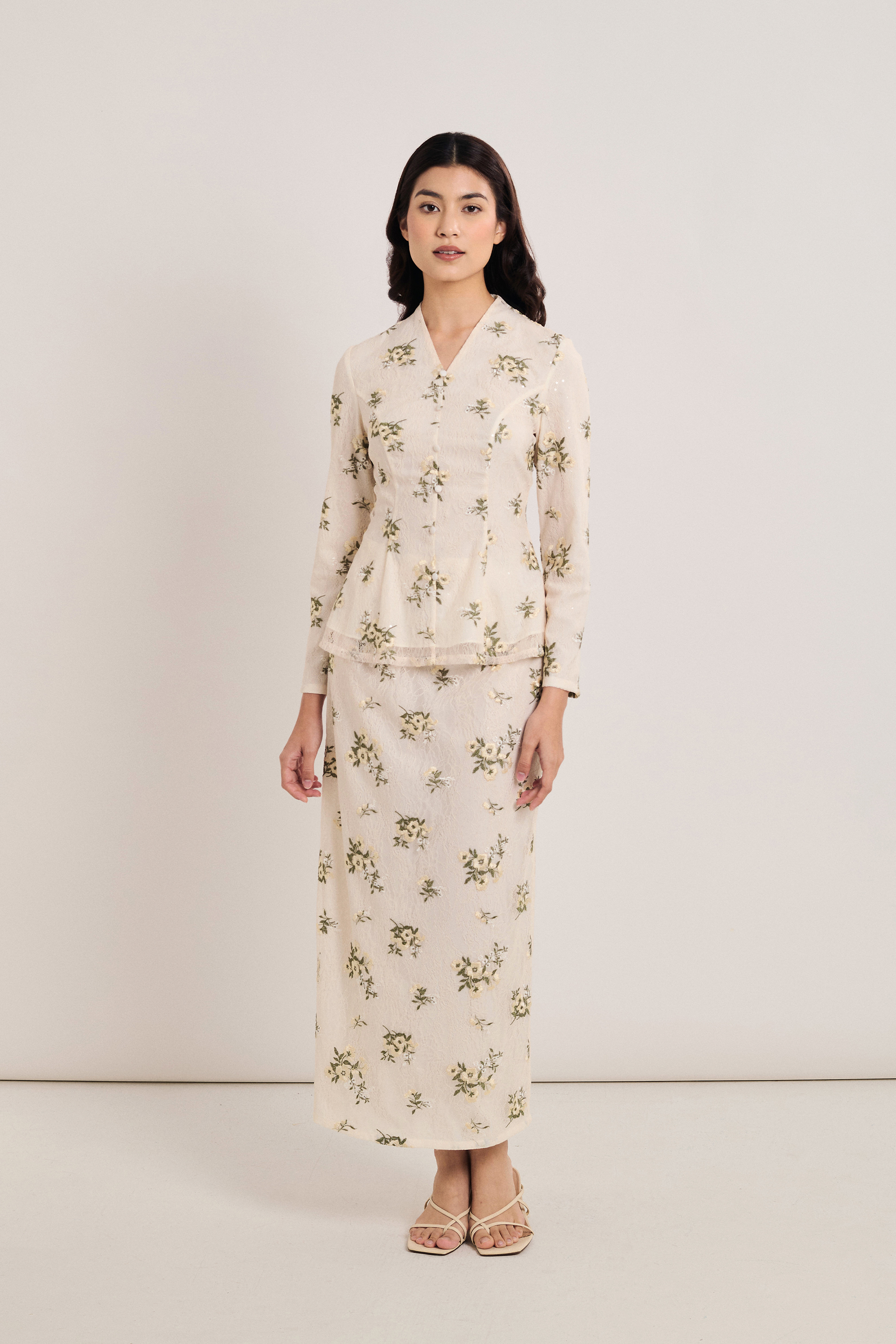 Kebaya Floral Lace Top