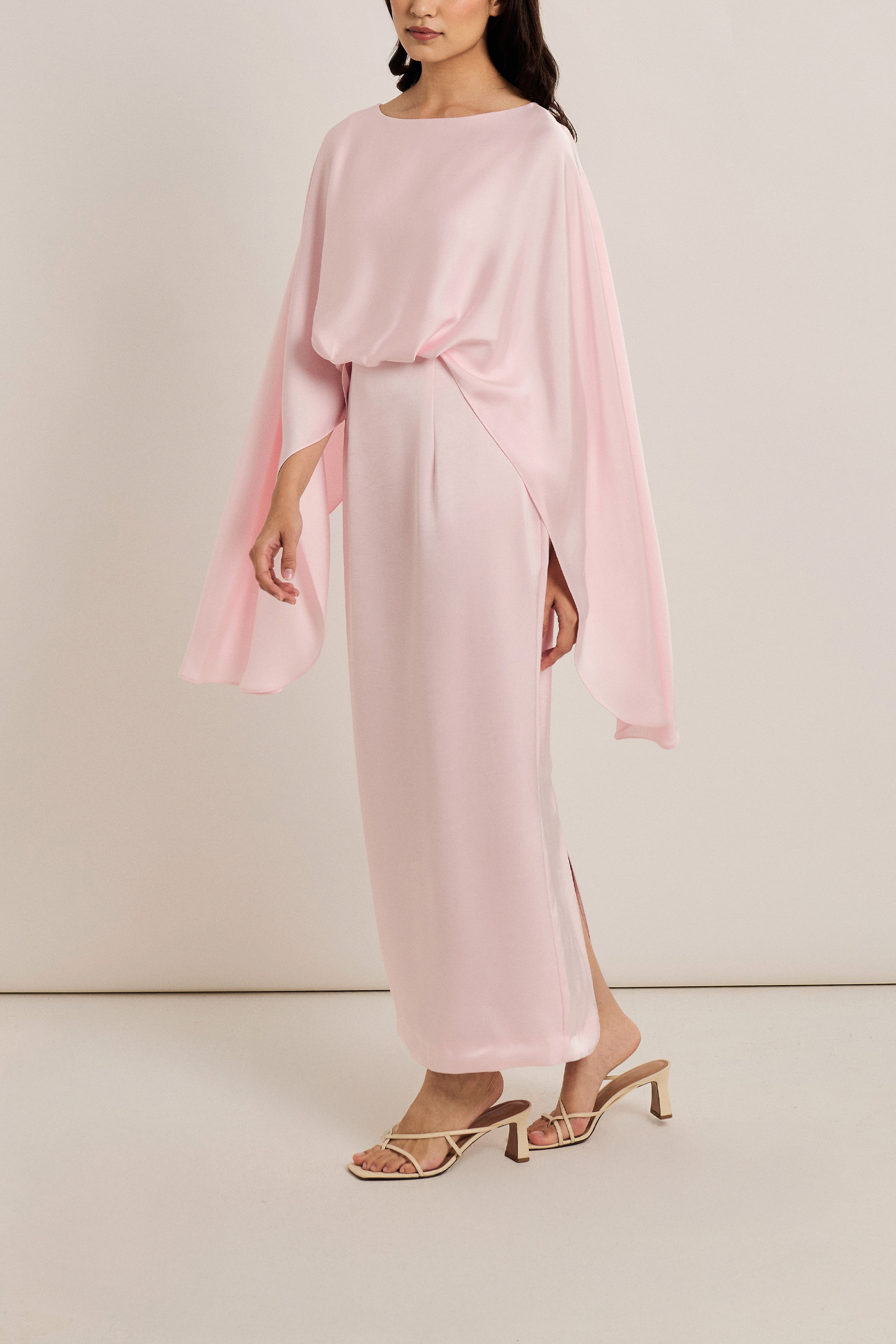 Satin Maxi Dress