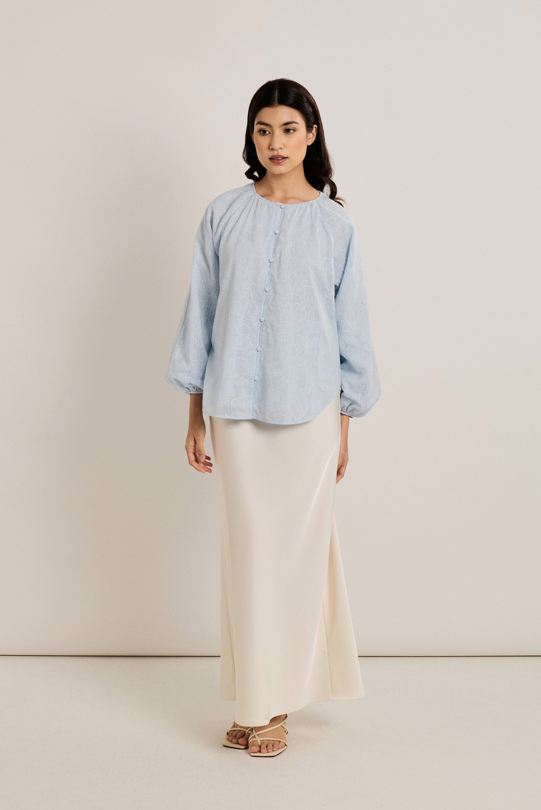 Embroidered Texture Top