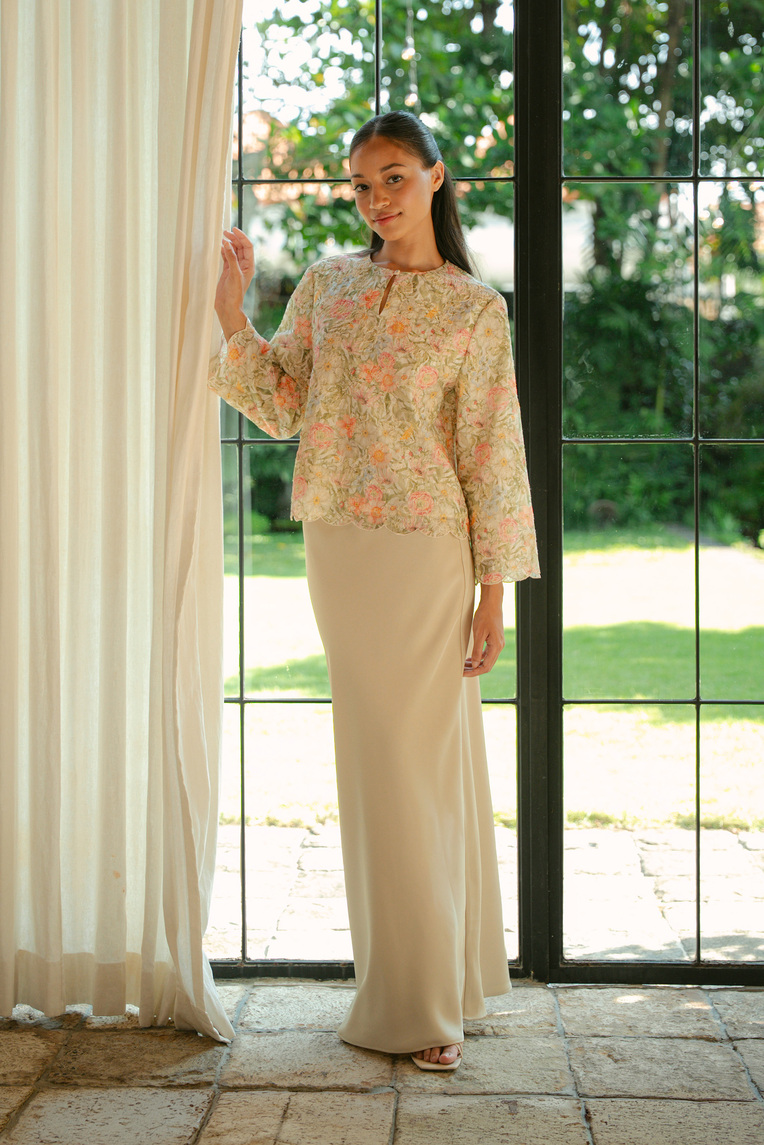 Embroidered Floral Top