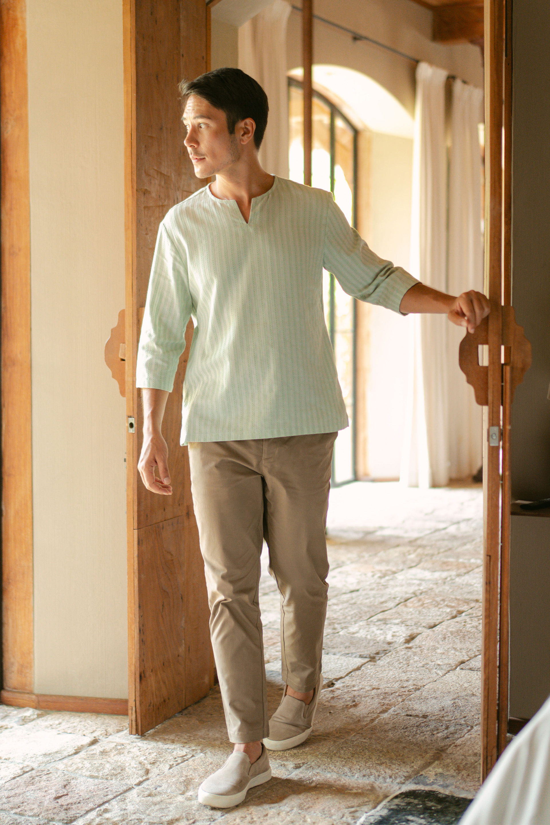 Men’s Striped Kurta