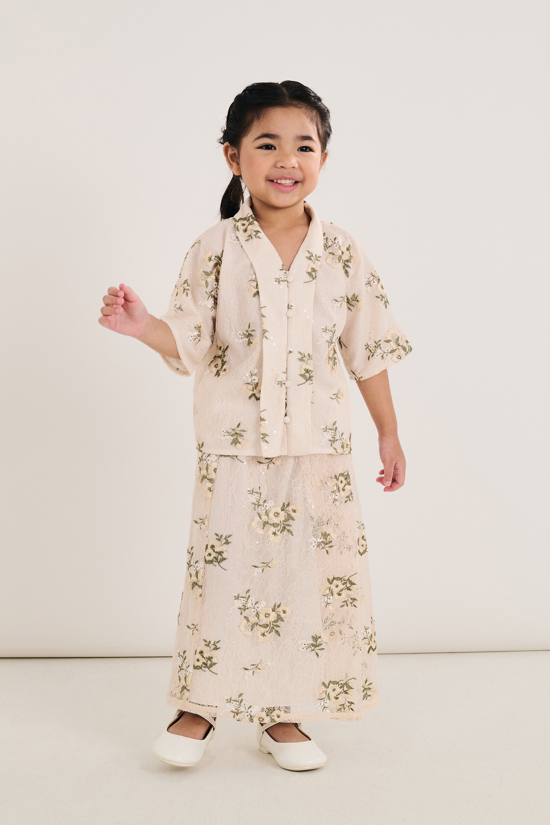 Floral Lace Kebaya Top 