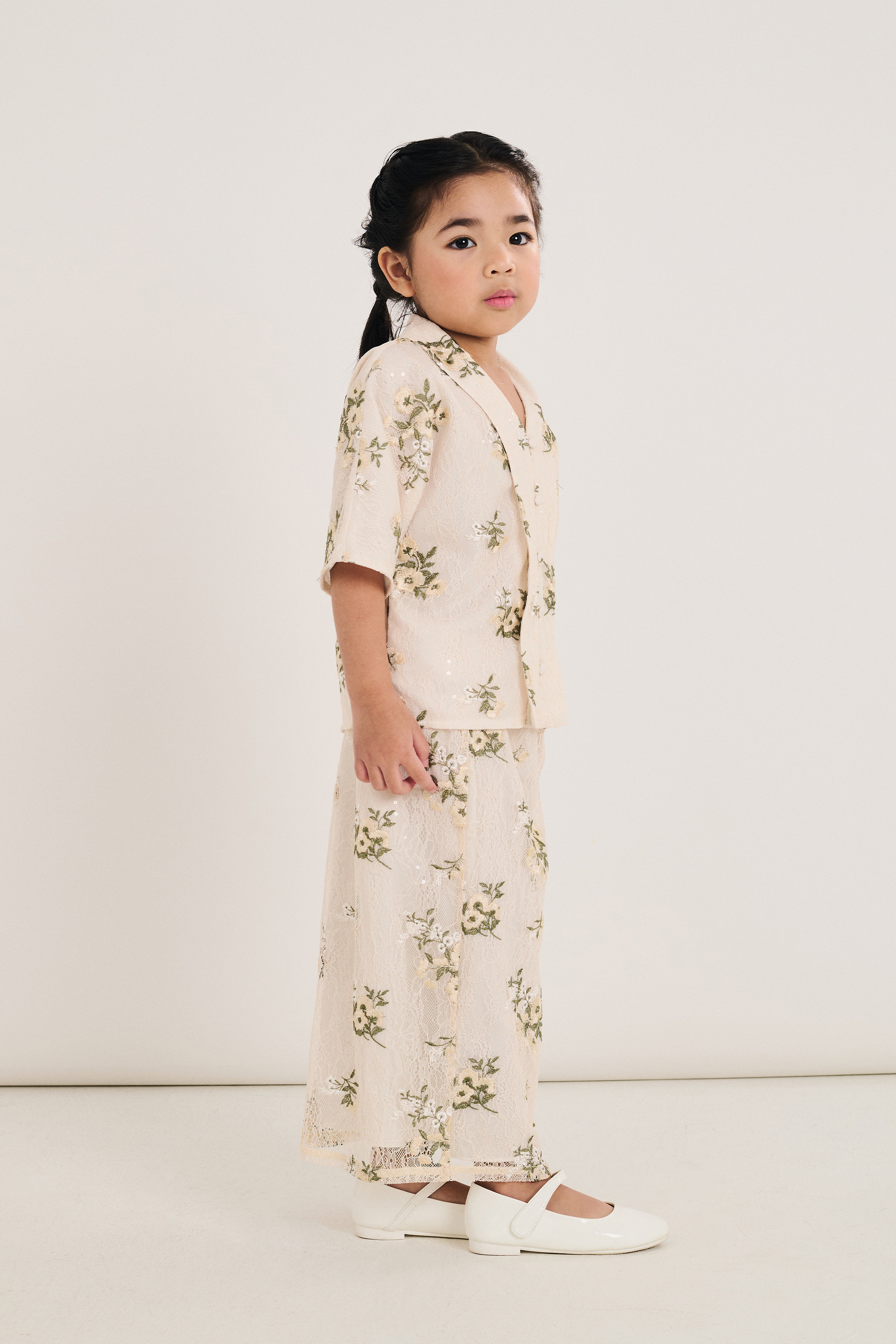 Floral Lace Kebaya Top 