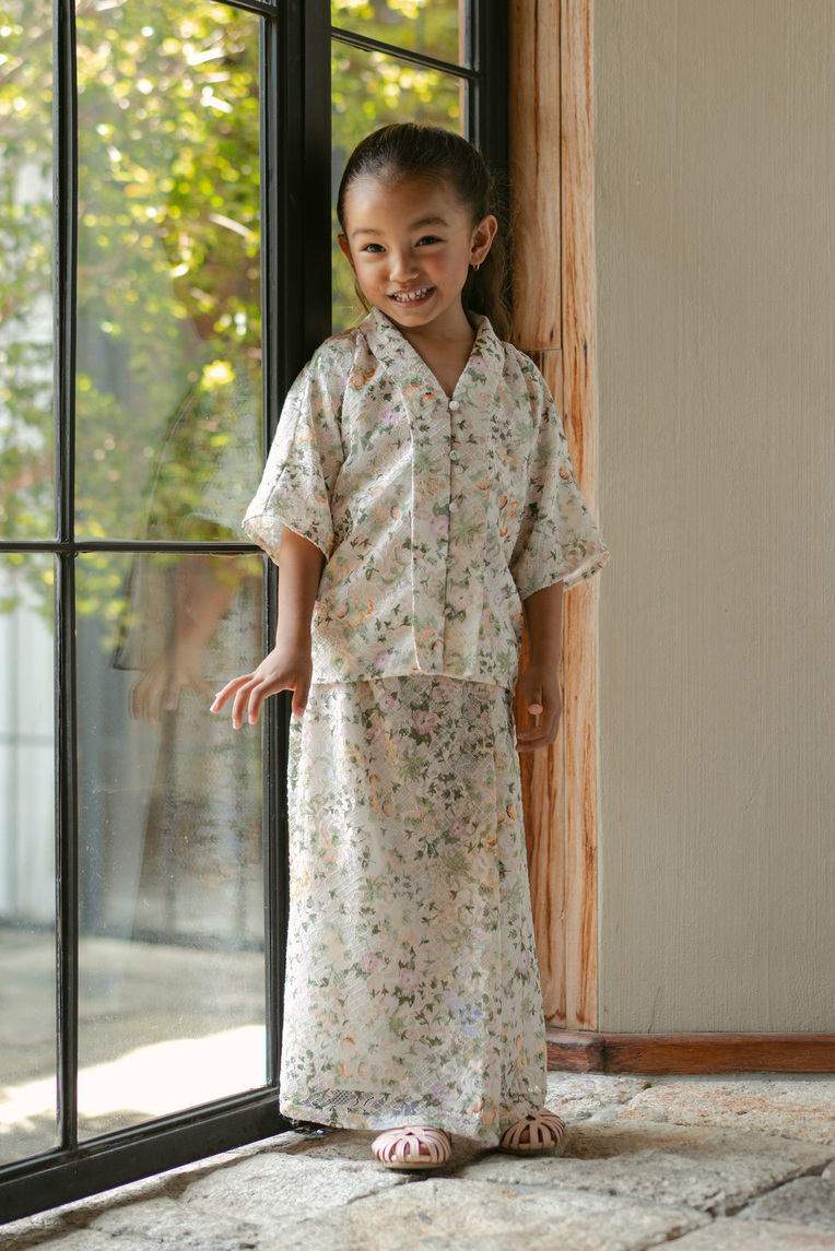 Floral Lace Kebaya Top 