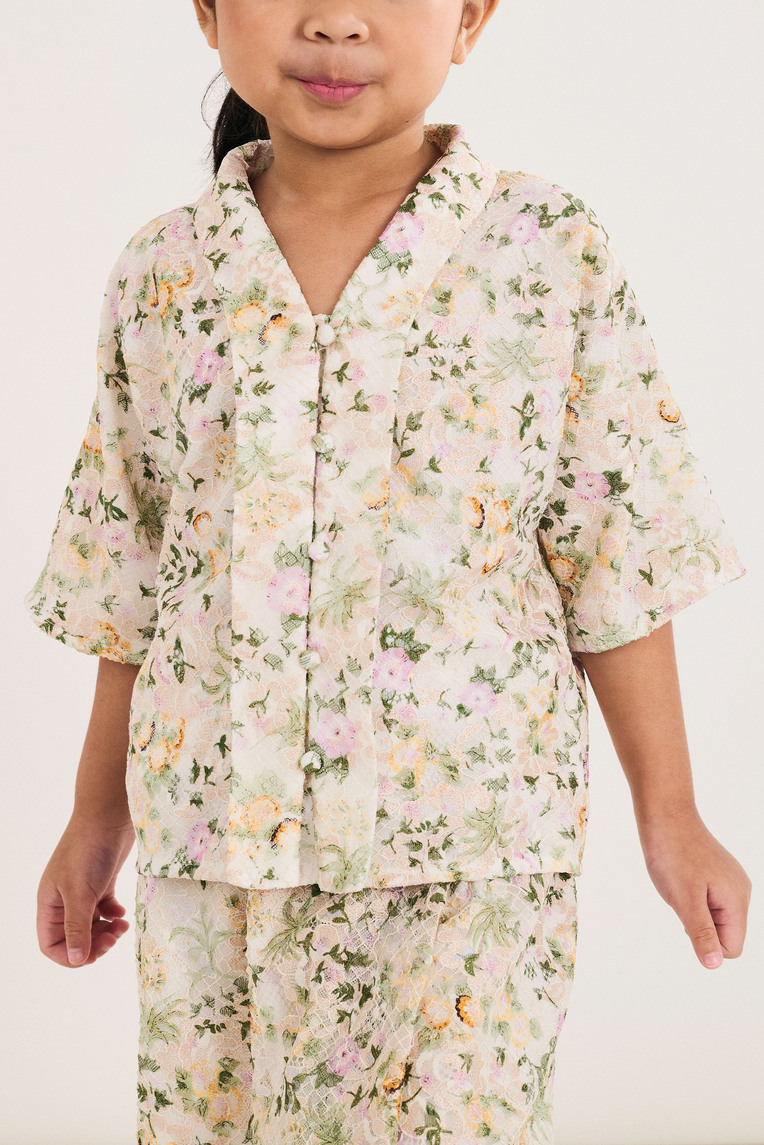 Floral Lace Kebaya Top 