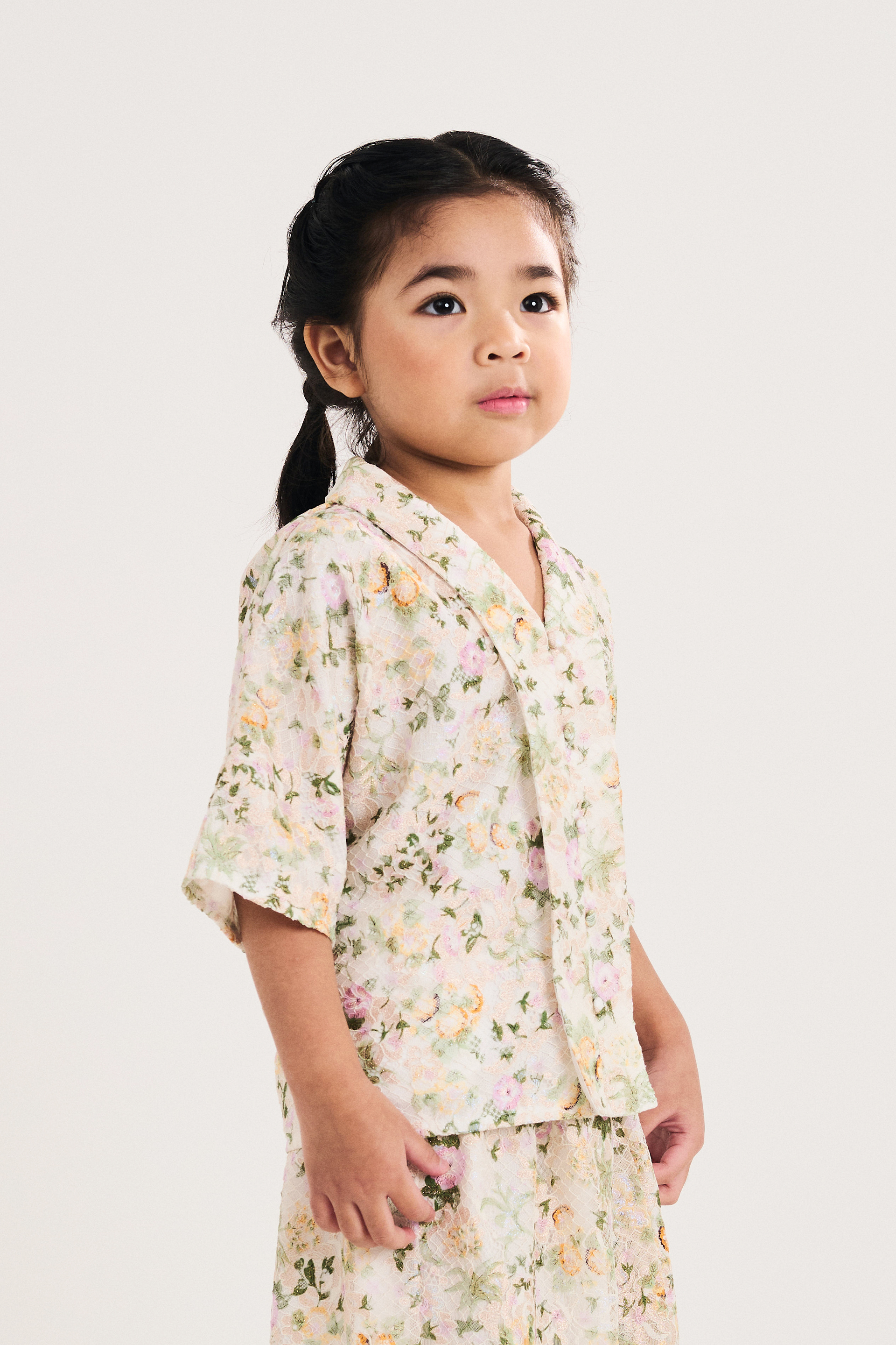 Floral Lace Kebaya Top 