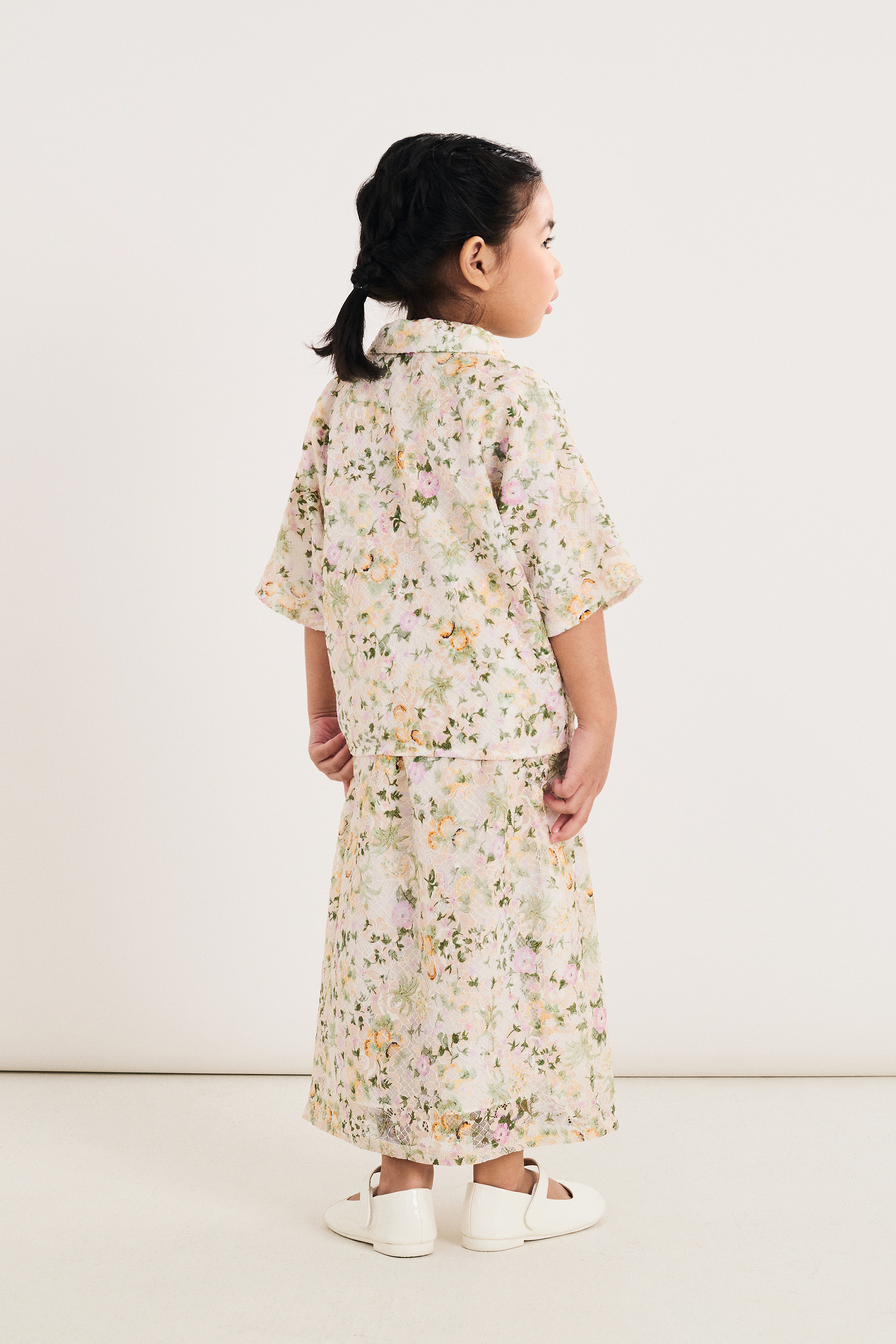 Floral Lace Kebaya Top 