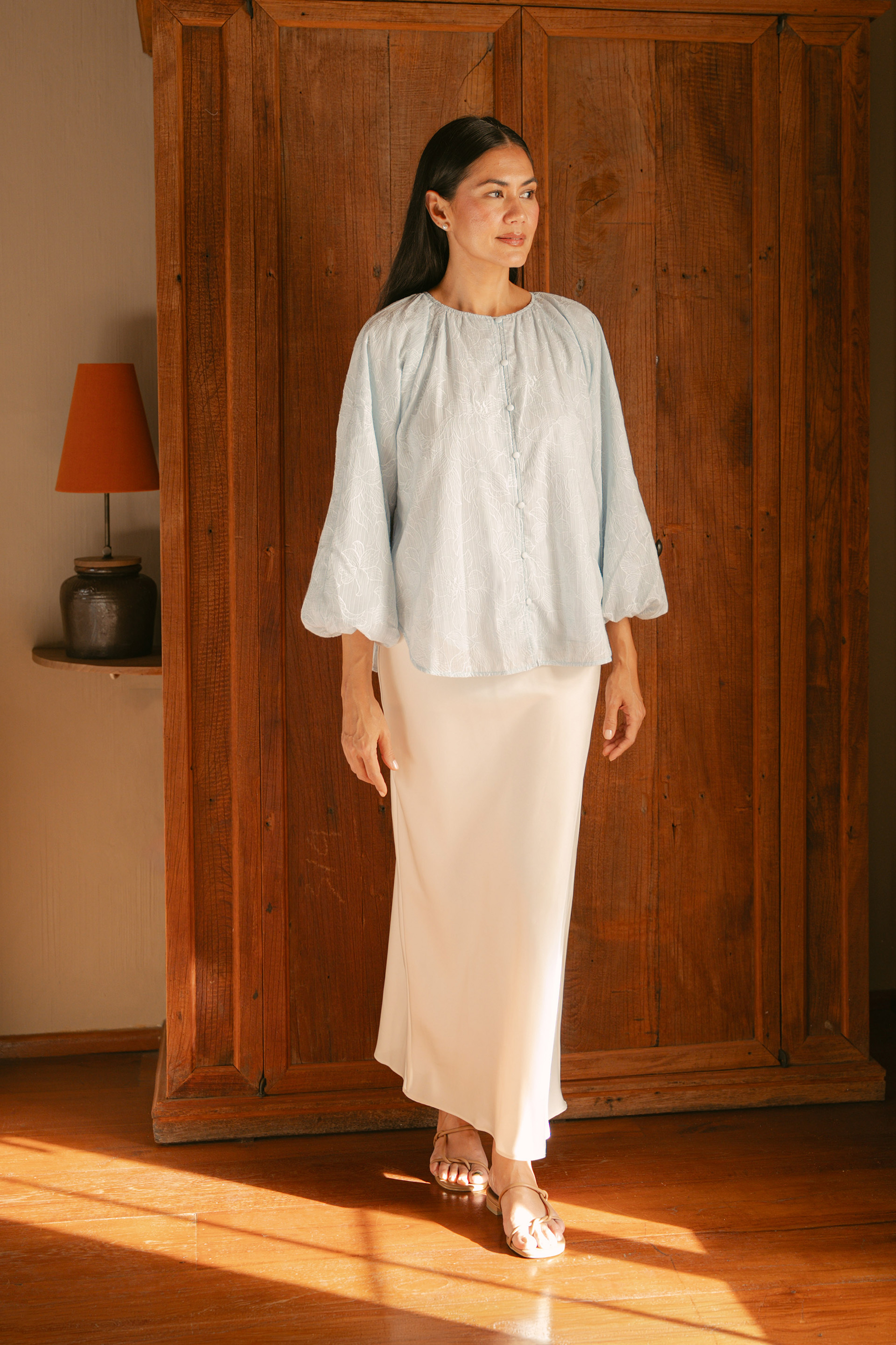 Embroidered Texture Top