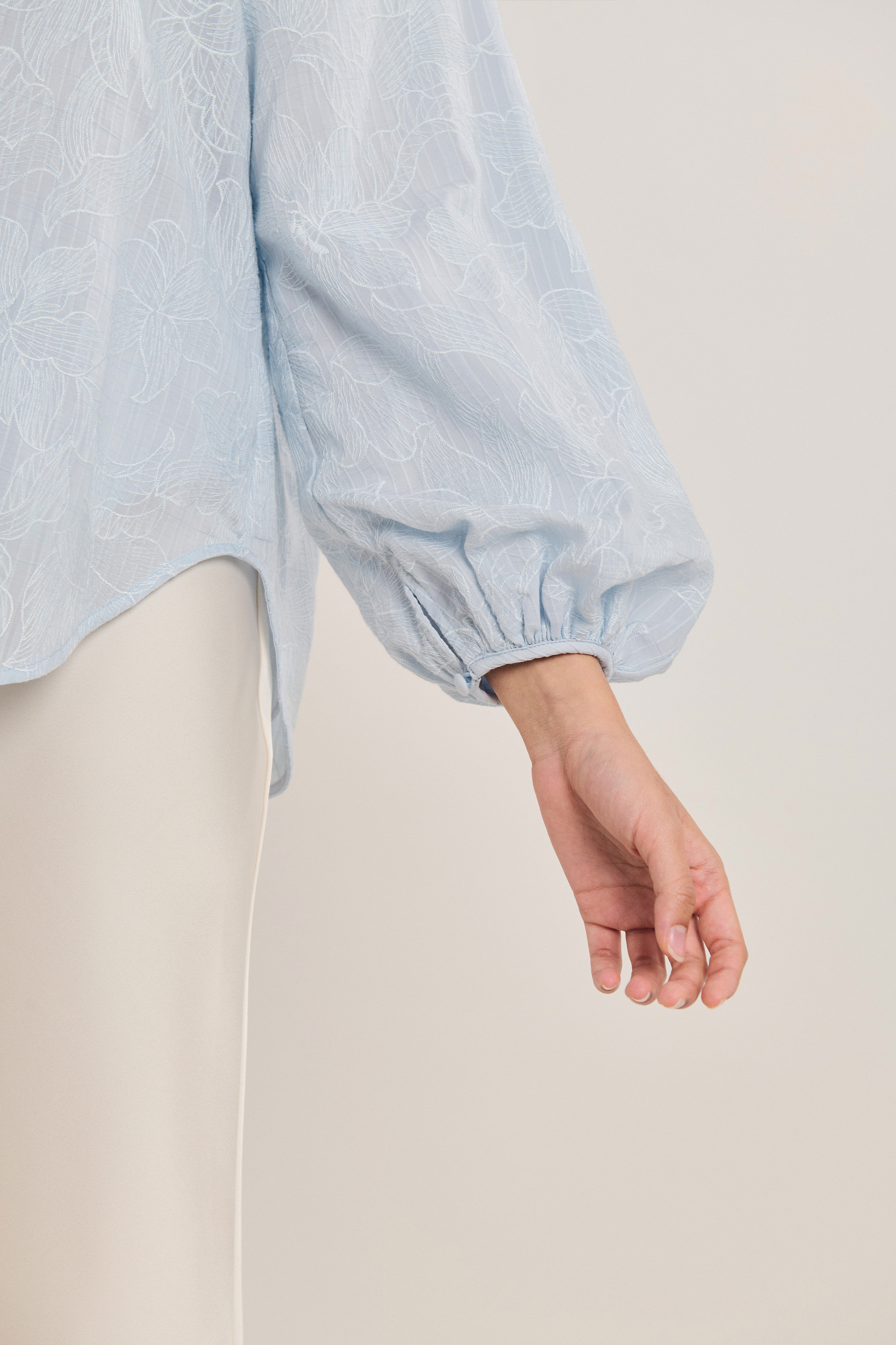 Embroidered Texture Top