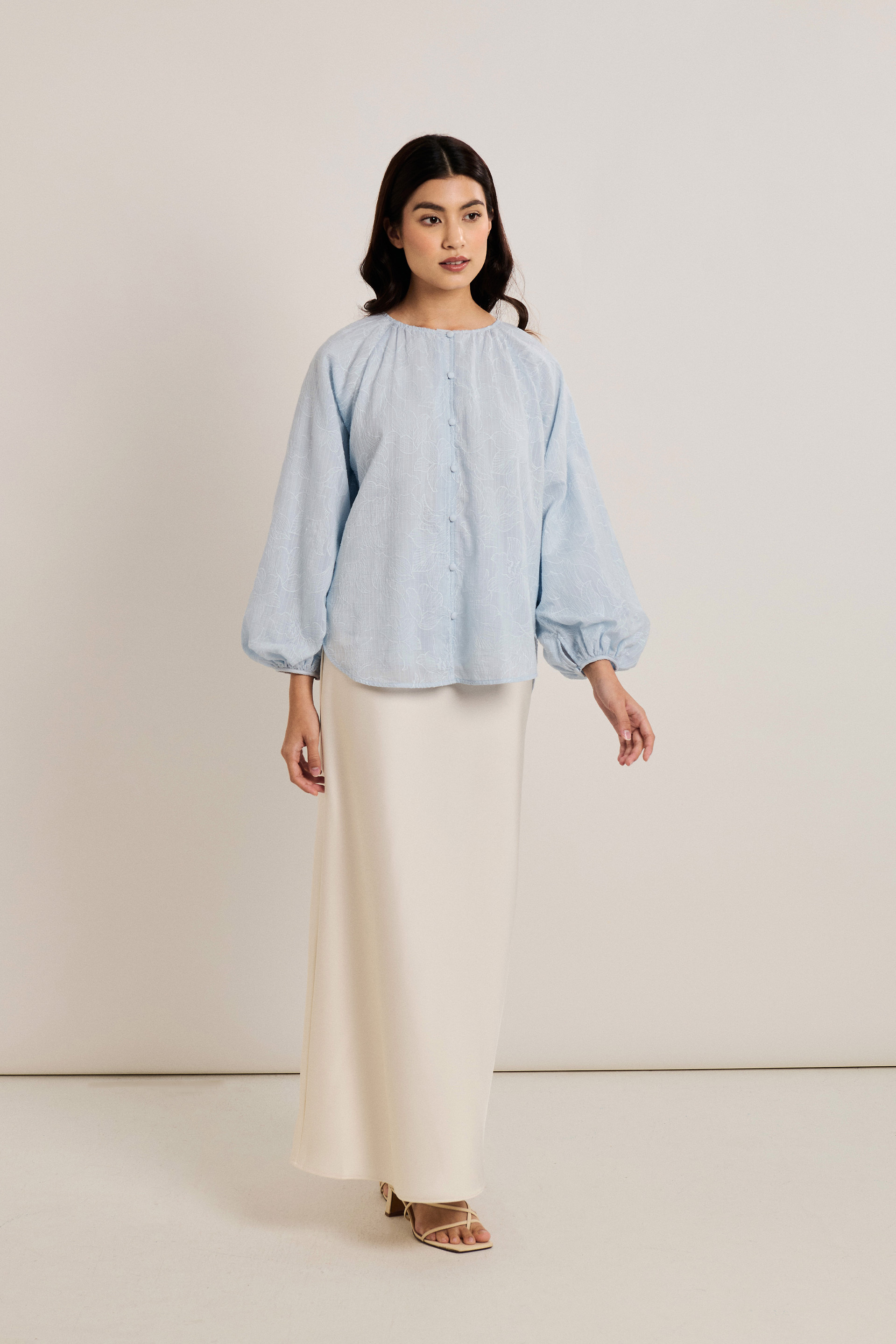 Embroidered Texture Top