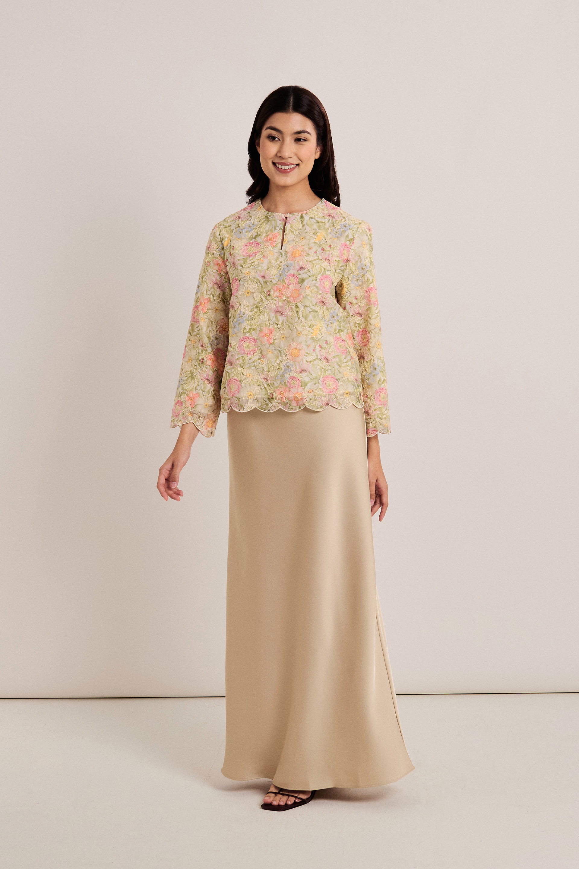 Embroidered Floral Top