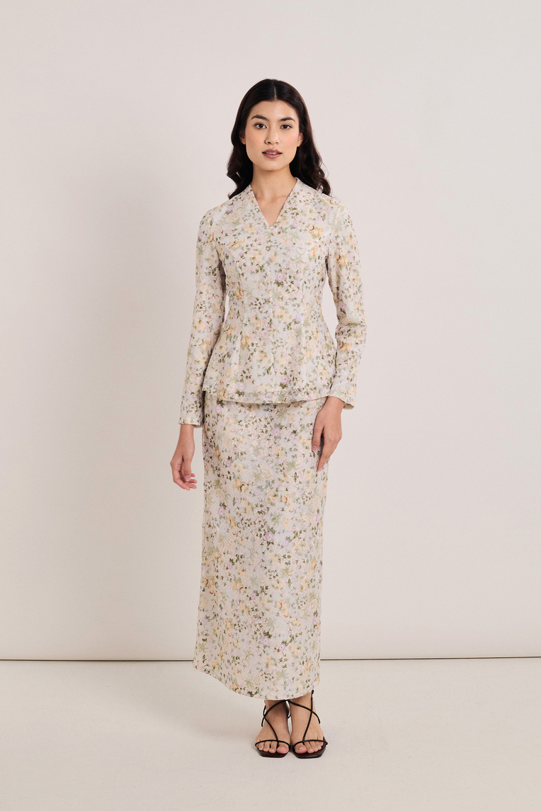 Kebaya Floral Lace Pencil Skirt