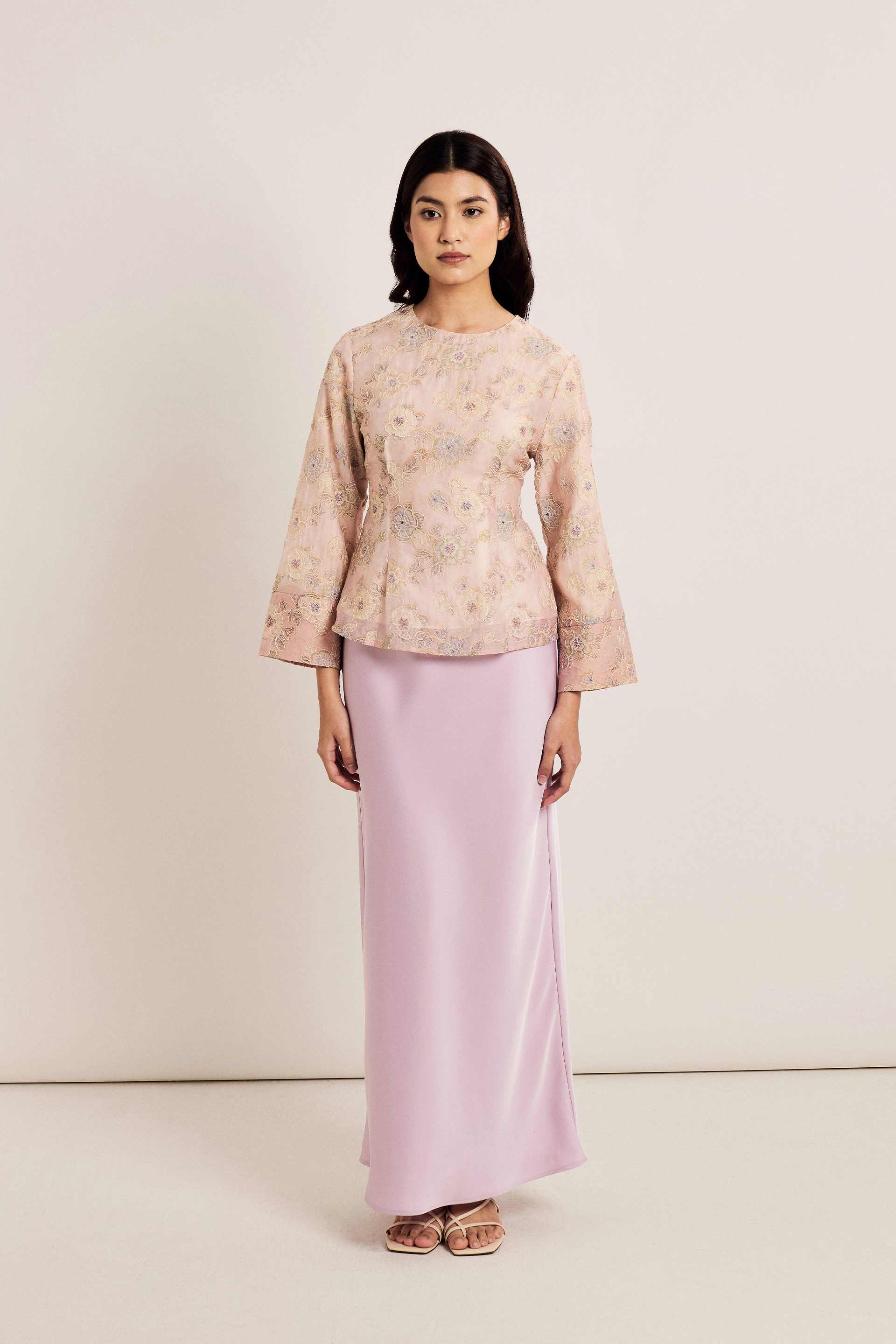 Floral Printed Peplum Top