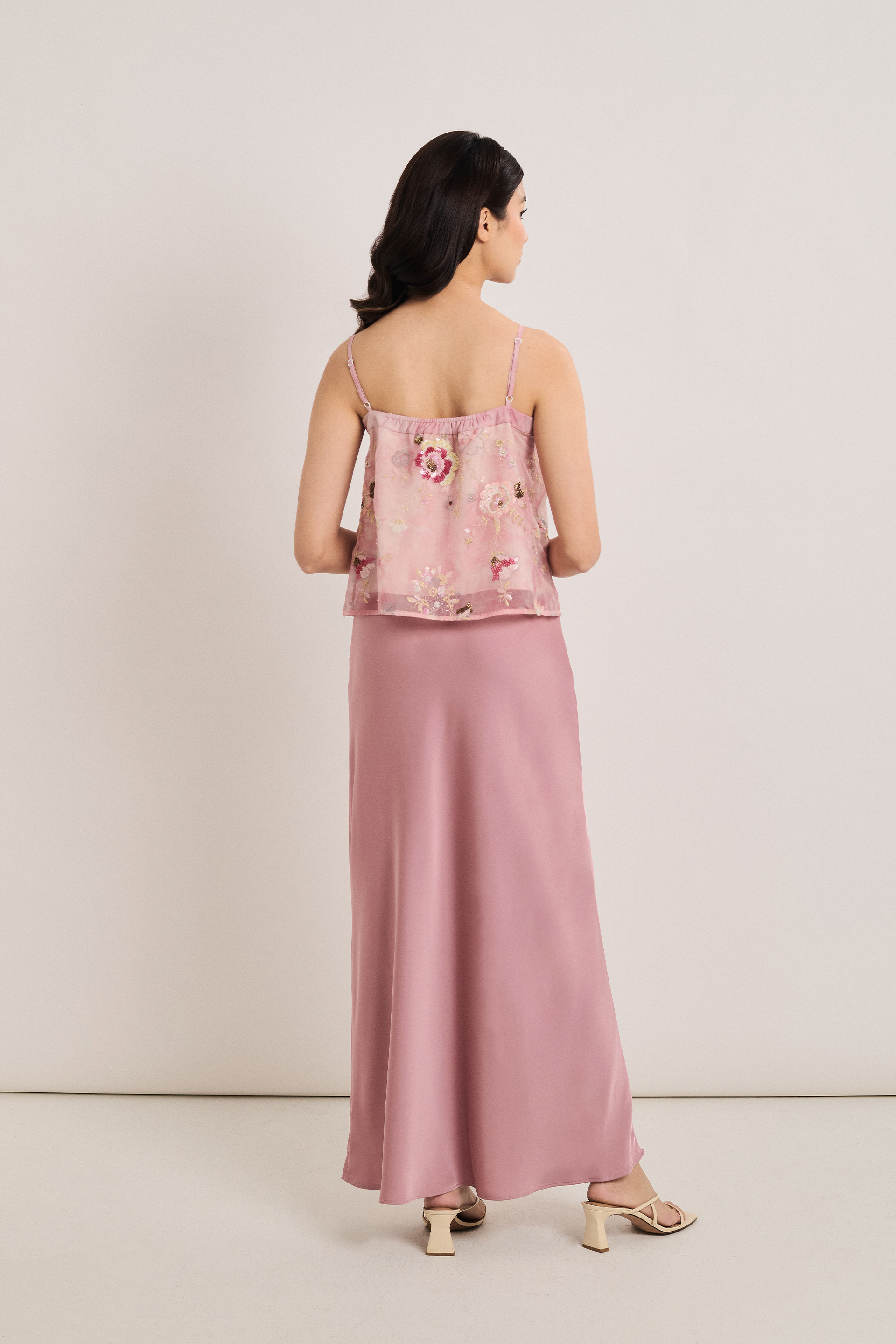 Floral Beaded Cami Top