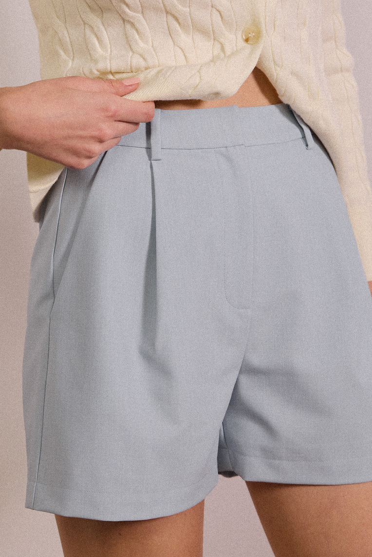 Tailored High-Waisted Shorts