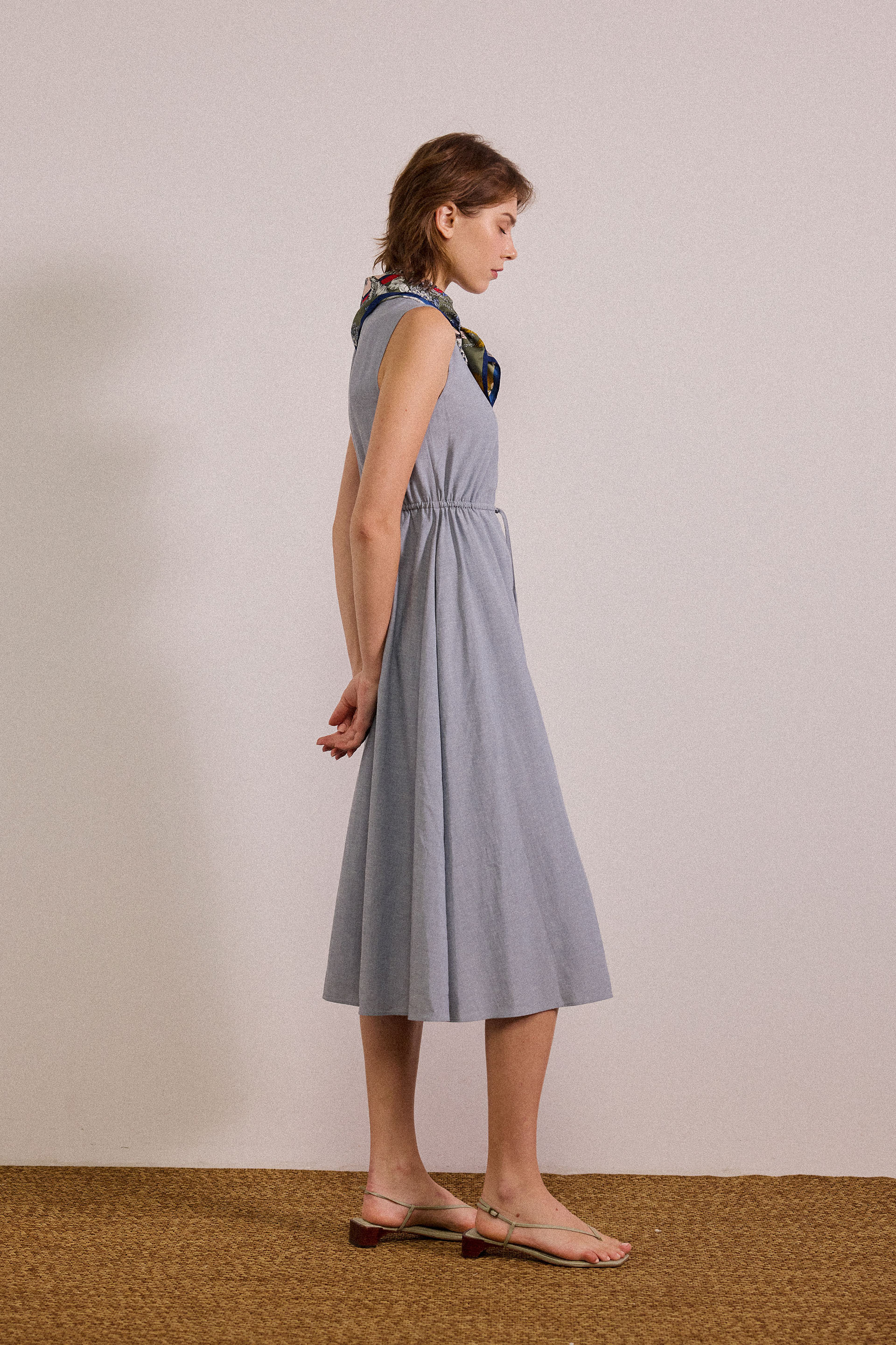 Button-Down Midi Dress