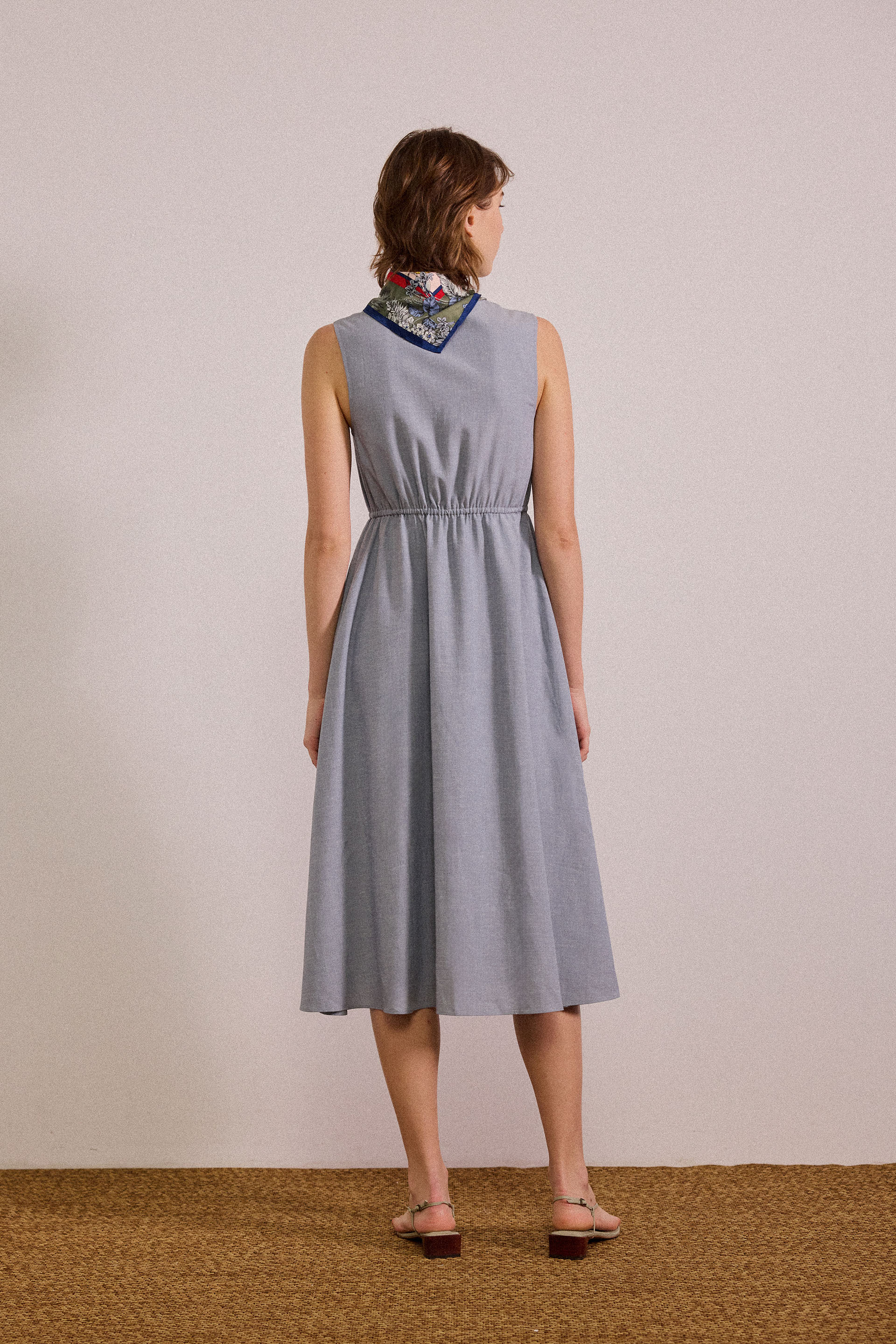 Button-Down Midi Dress