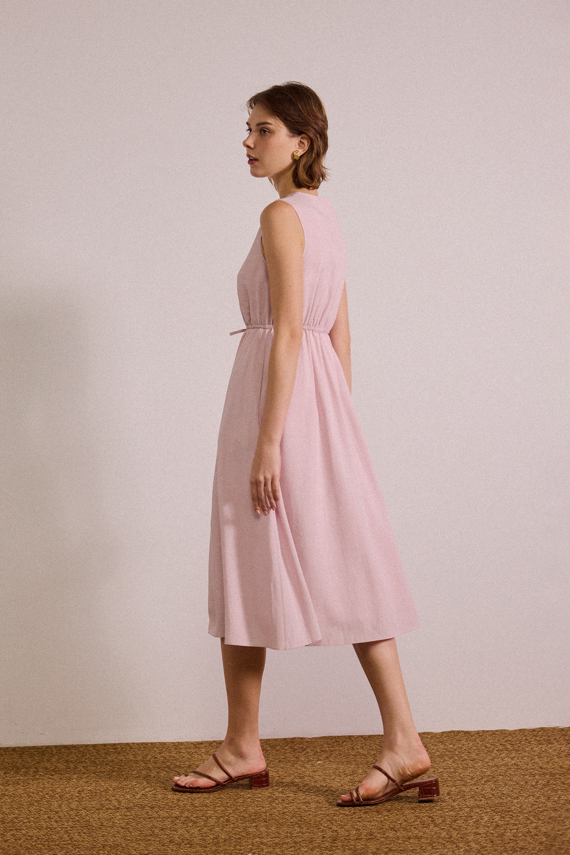 Button-Down Midi Dress