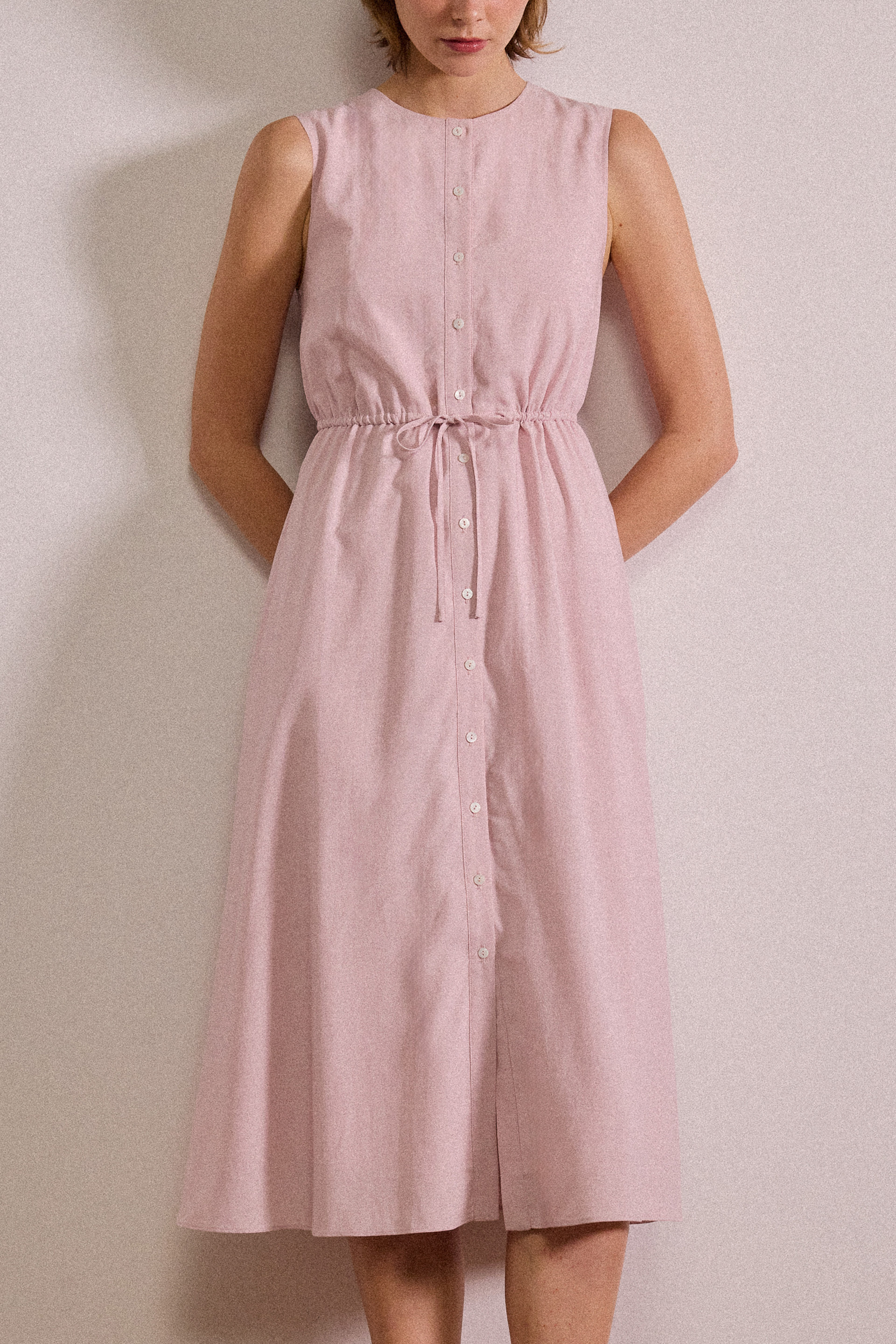 Button-Down Midi Dress