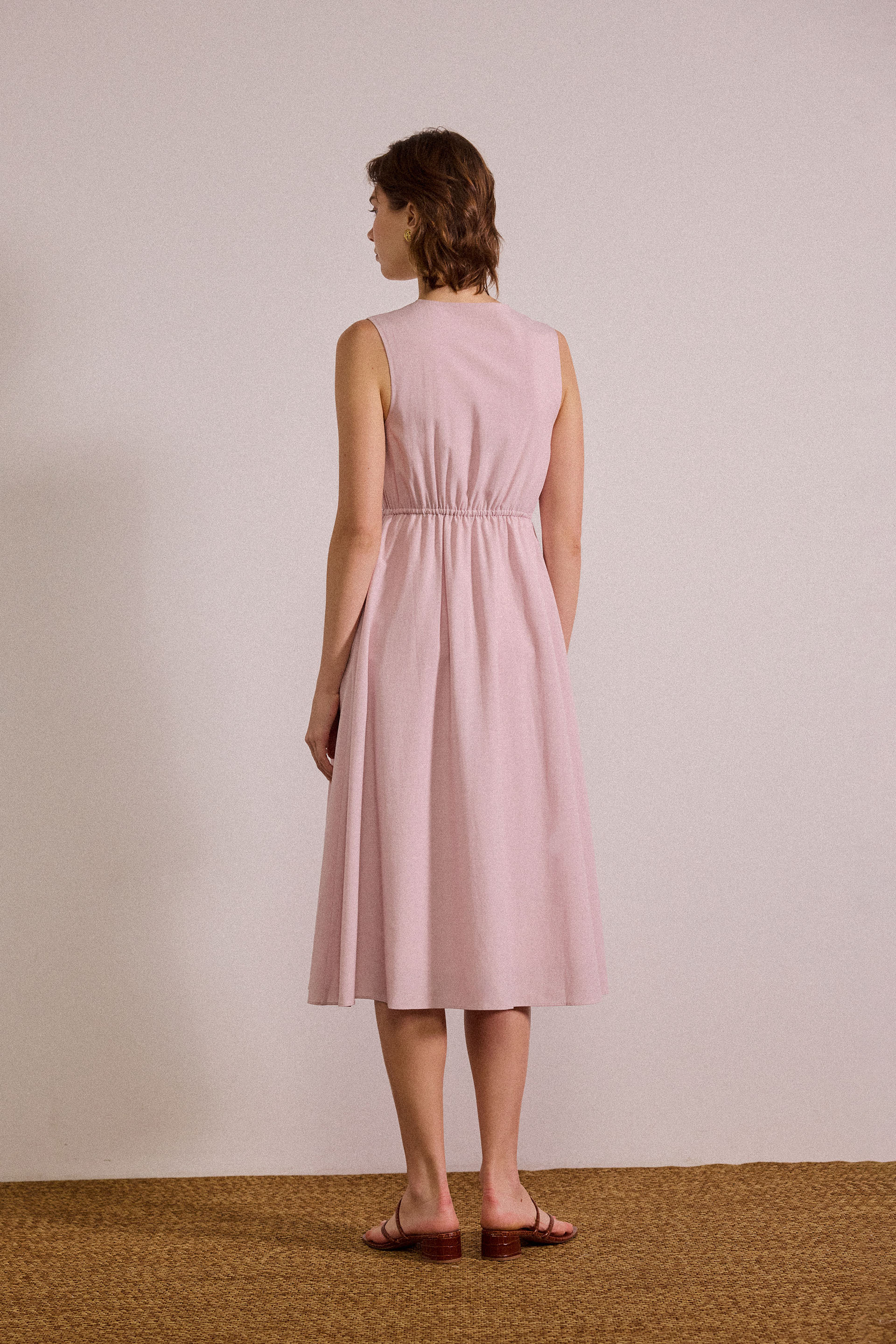 Button-Down Midi Dress