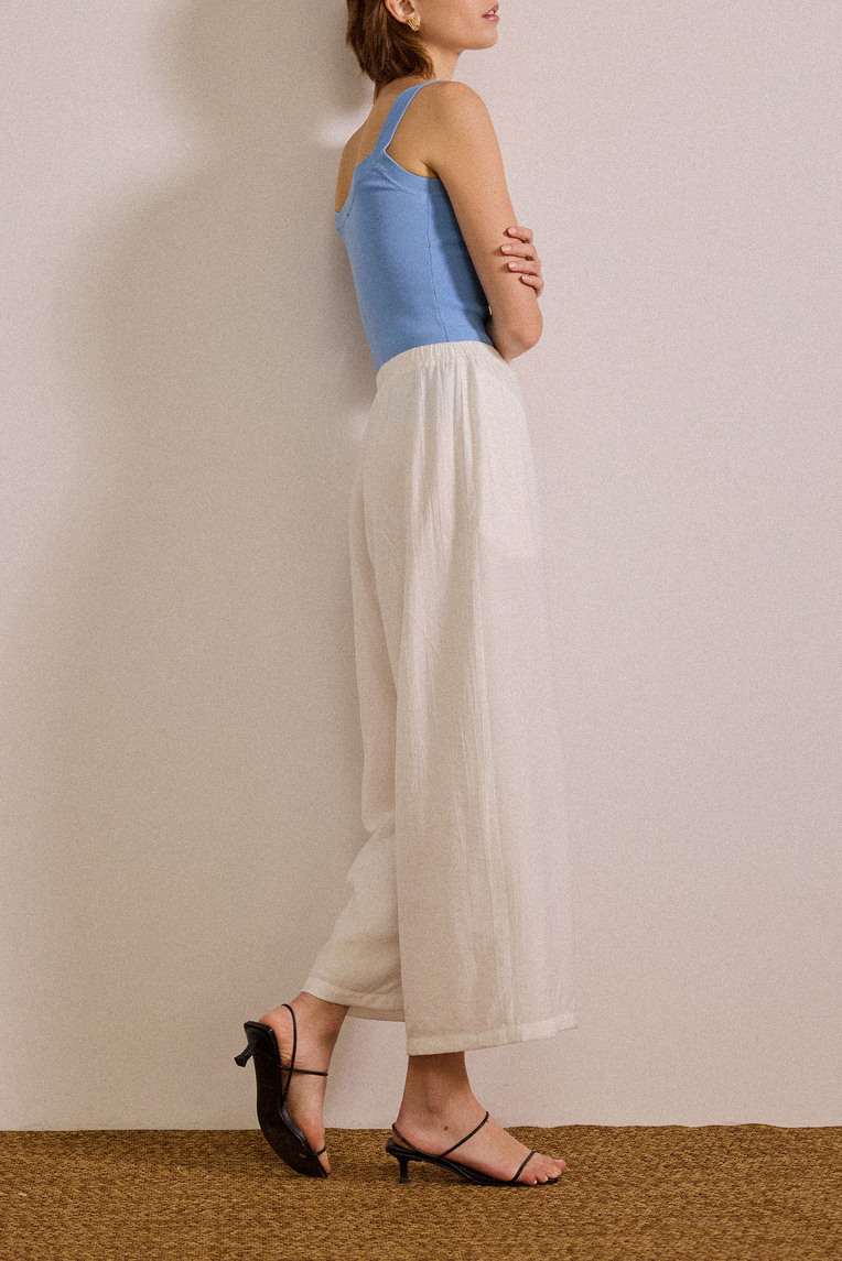 Crinkled Relaxed Pants