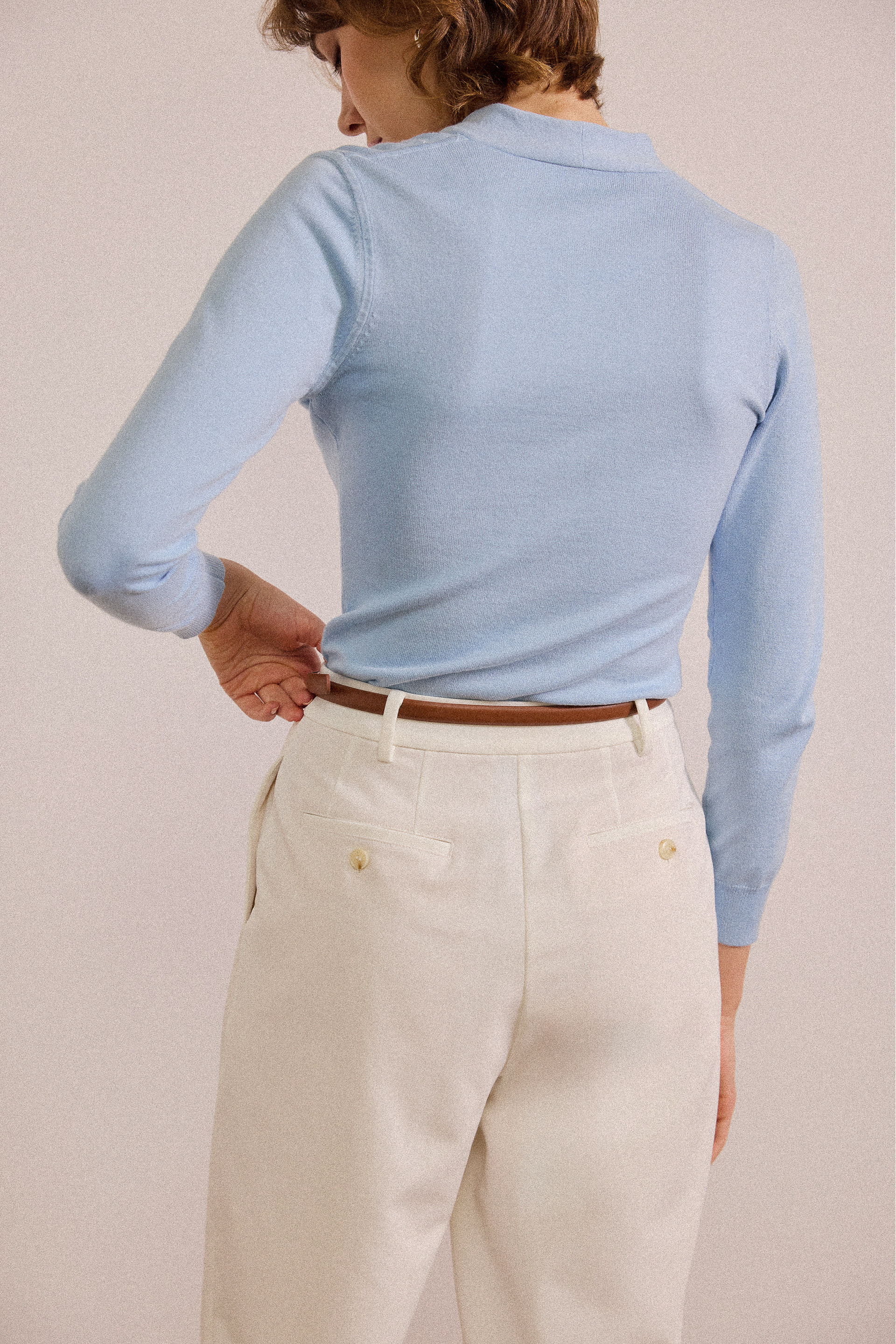 [PRE-ORDER SPECIAL] Viscose Overlap V-Neck Knit Top