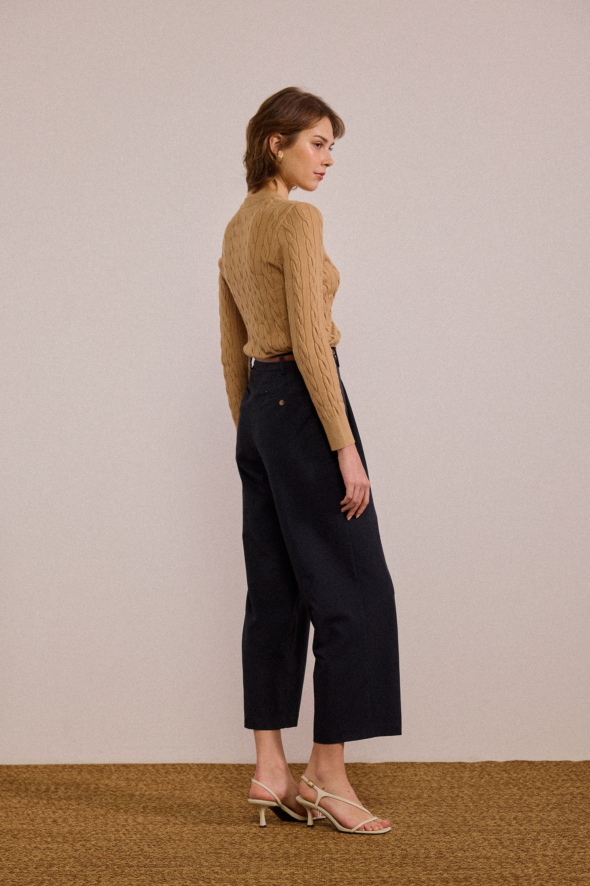 [PRE-ORDER SPECIAL] Cable Knit Button-Down Cardigan