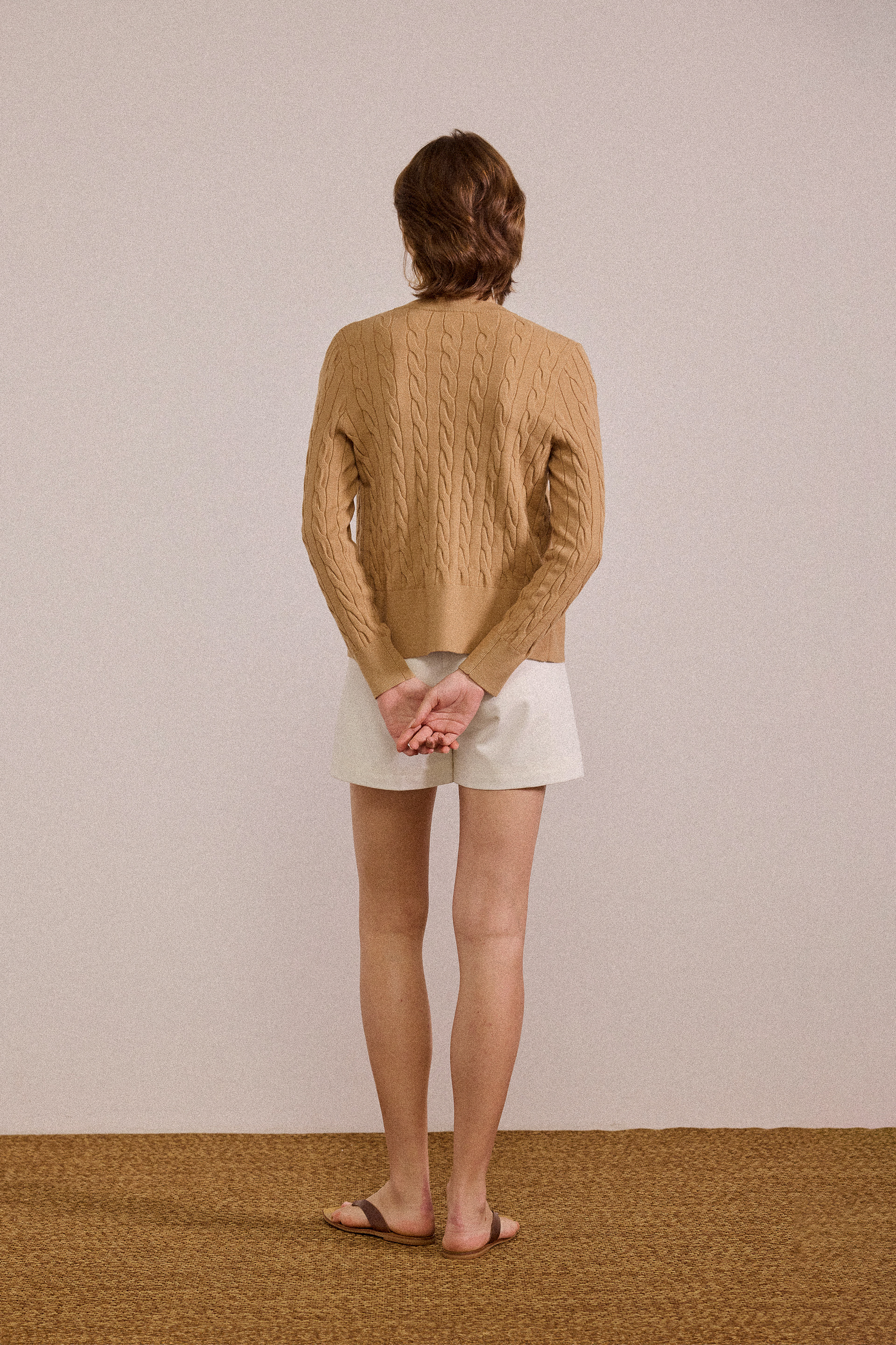 [PRE-ORDER SPECIAL] Cable Knit Button-Down Cardigan