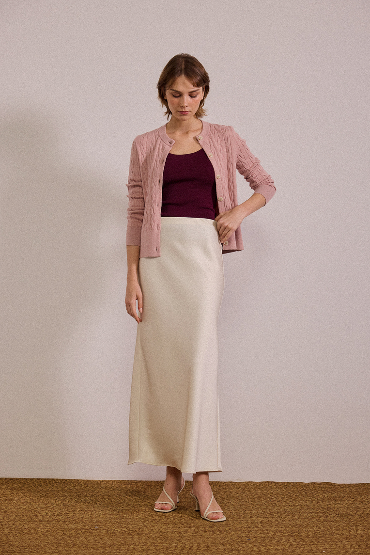 [PRE-ORDER SPECIAL] Cable Knit Button-Down Cardigan