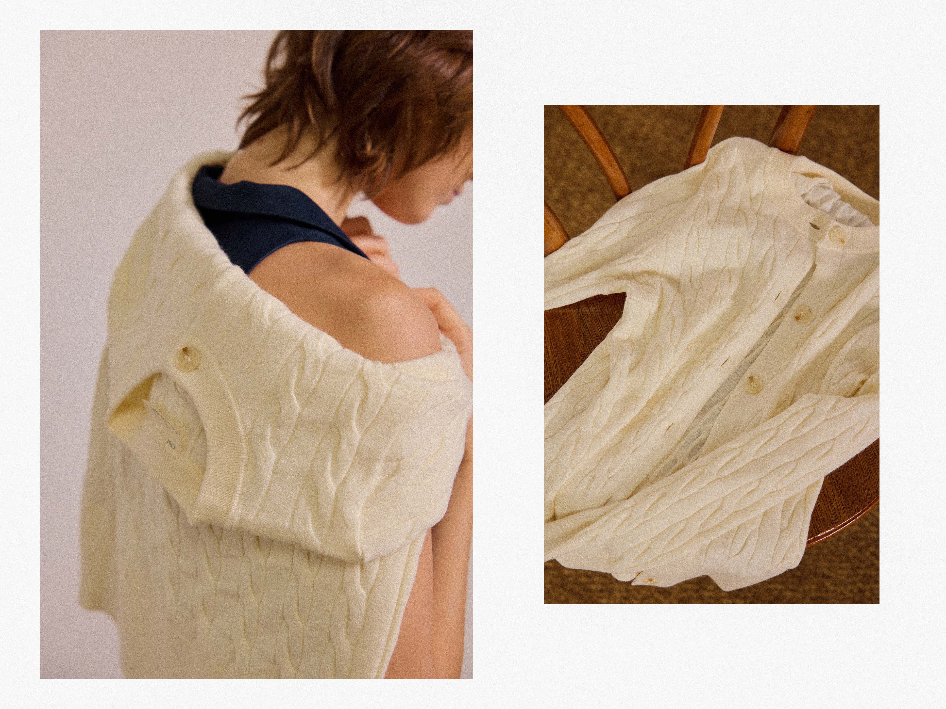 [PRE-ORDER SPECIAL] Cable Knit Button-Down Cardigan