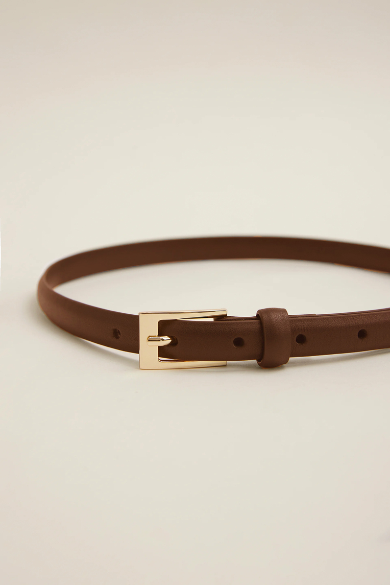 Slim Leather Belt