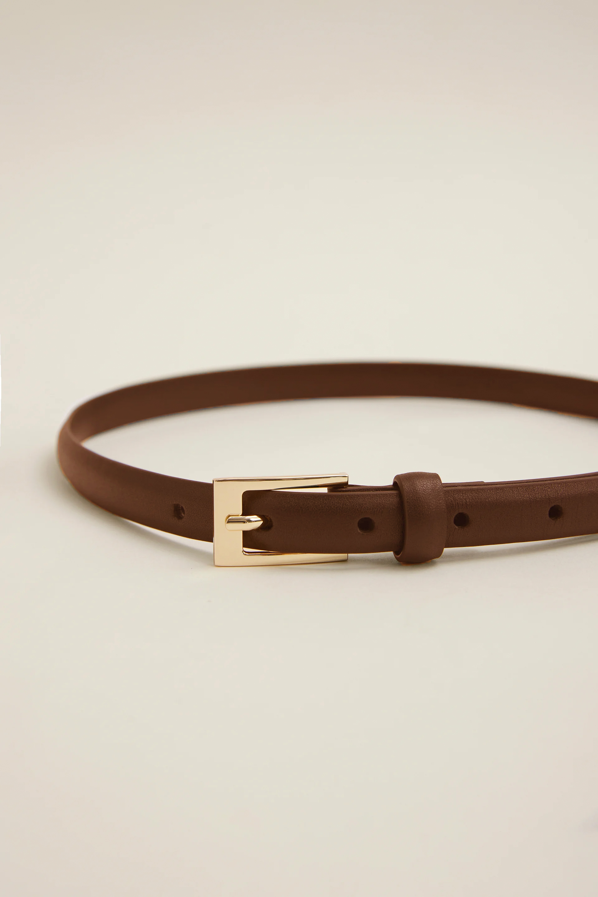 Slim Leather Belt