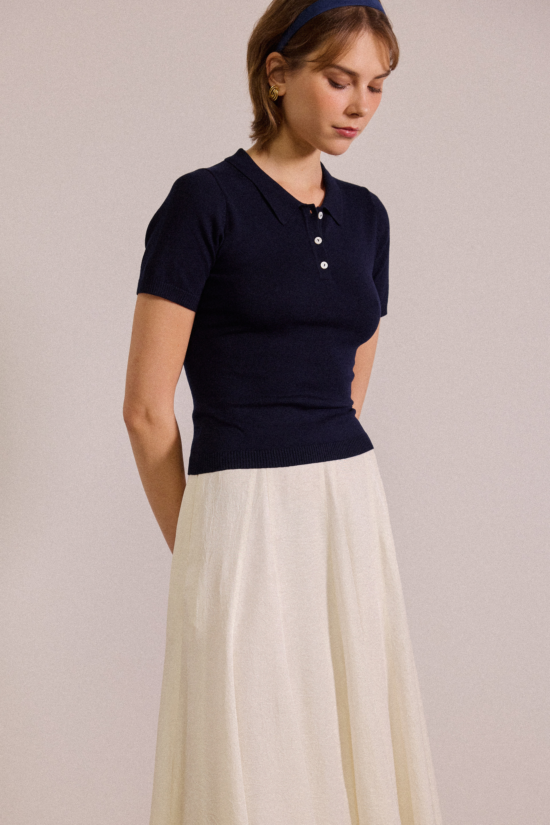 Viscose Knit Polo