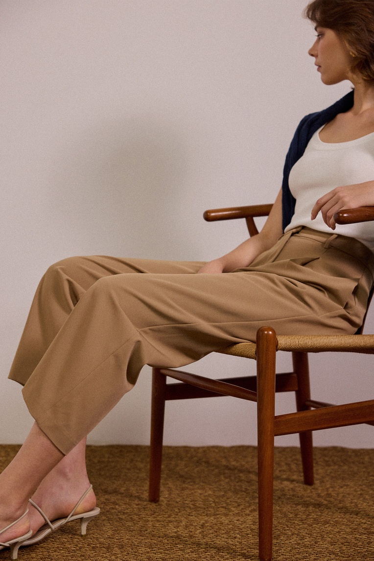 [PRE-ORDER SPECIAL] Tailored Front-Pleat Trousers