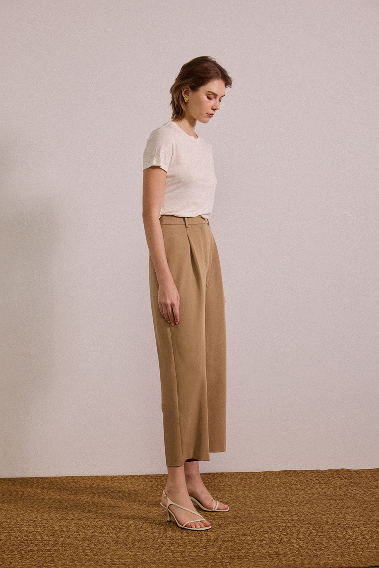 [PRE-ORDER SPECIAL] Tailored Front-Pleat Trousers