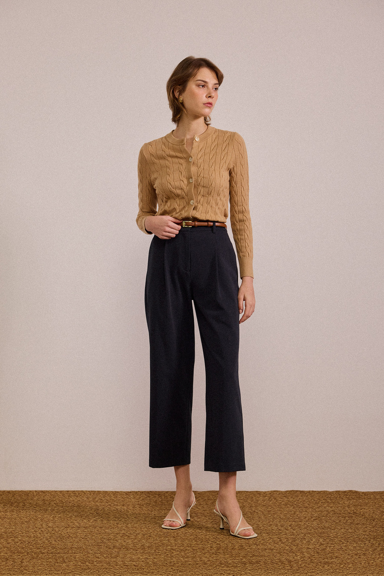 [PRE-ORDER SPECIAL] Tailored Front-Pleat Trousers
