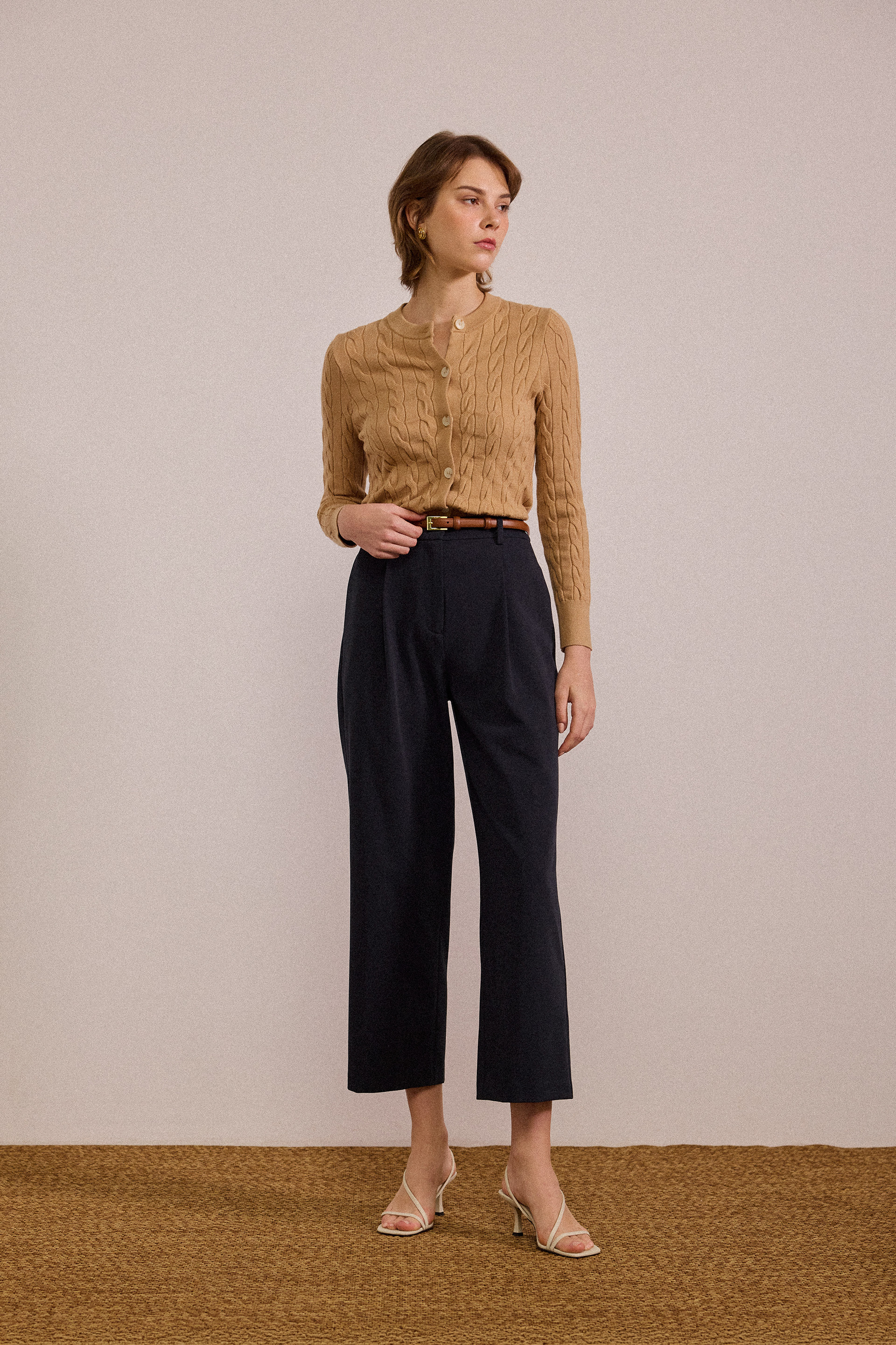 [PRE-ORDER SPECIAL] Tailored Front-Pleat Trousers