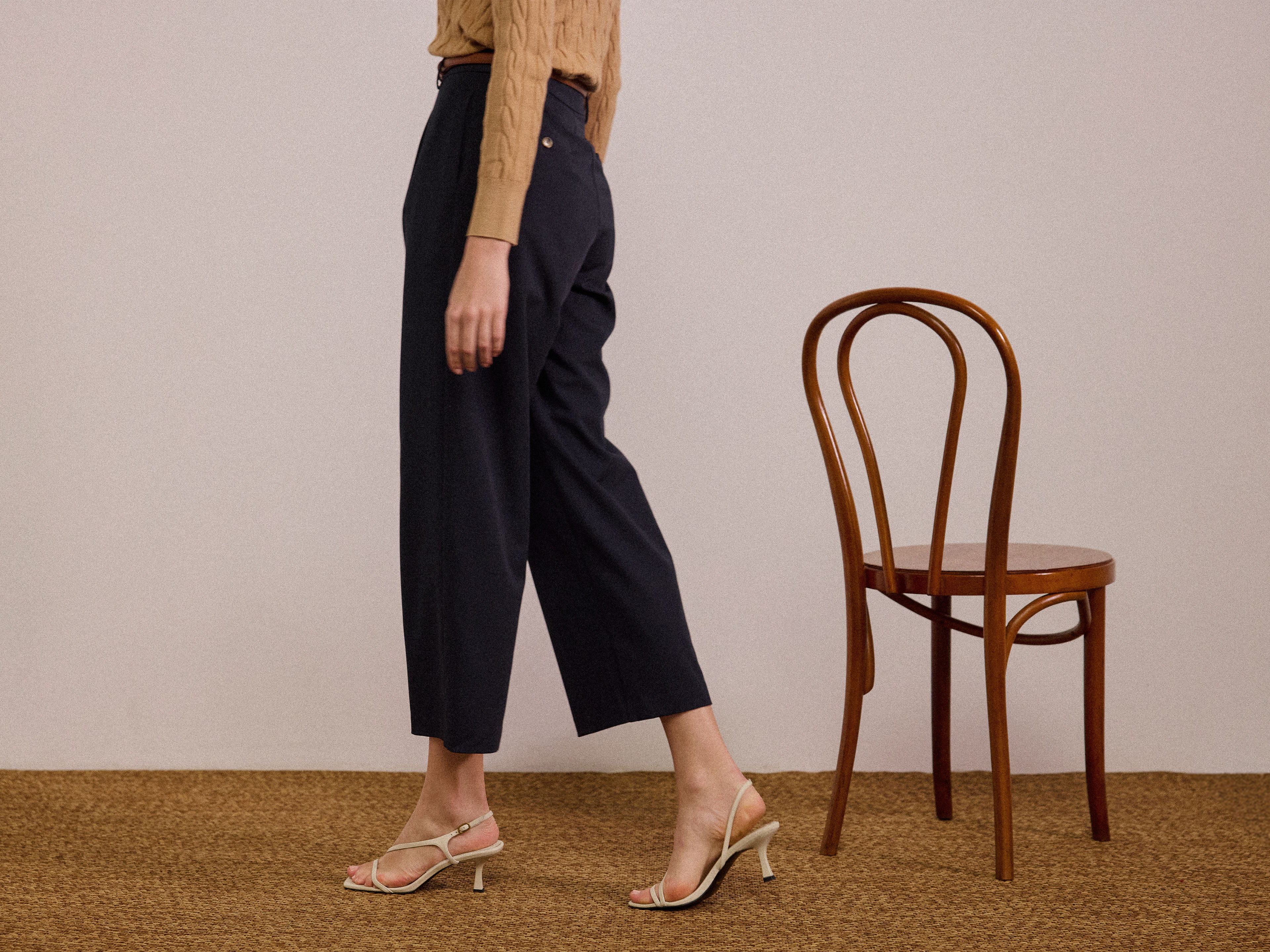 [PRE-ORDER SPECIAL] Tailored Front-Pleat Trousers