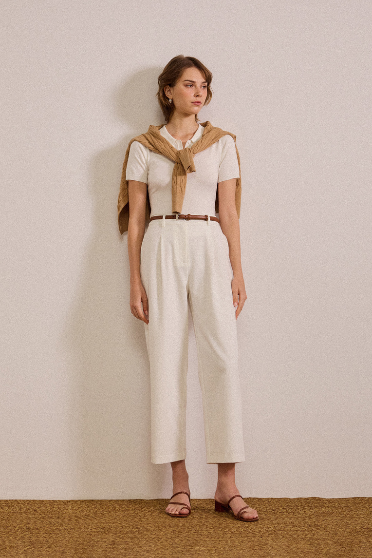 [PRE-ORDER SPECIAL] Tailored Front-Pleat Trousers