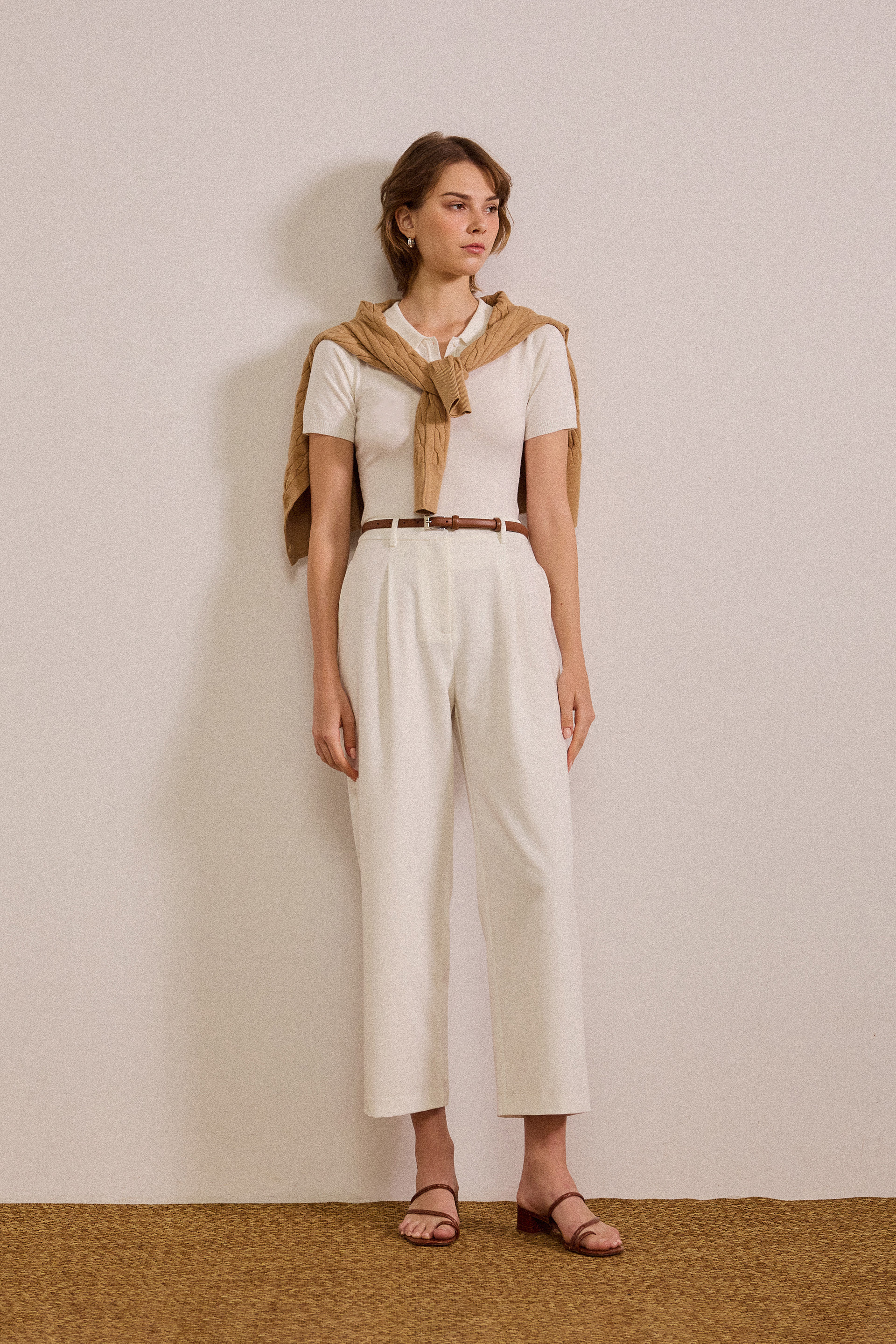 [PRE-ORDER SPECIAL] Tailored Front-Pleat Trousers