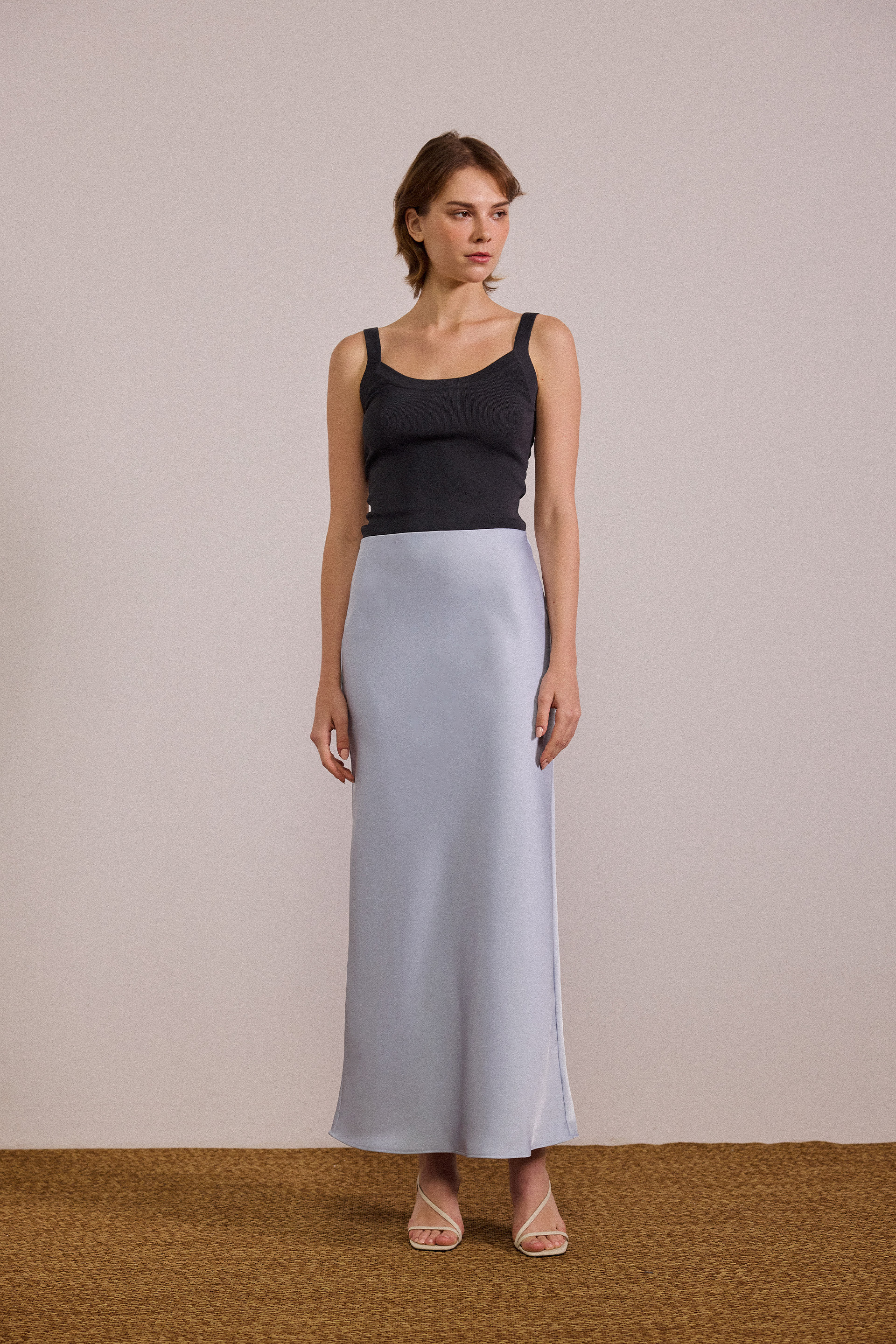 Satin Maxi Skirt