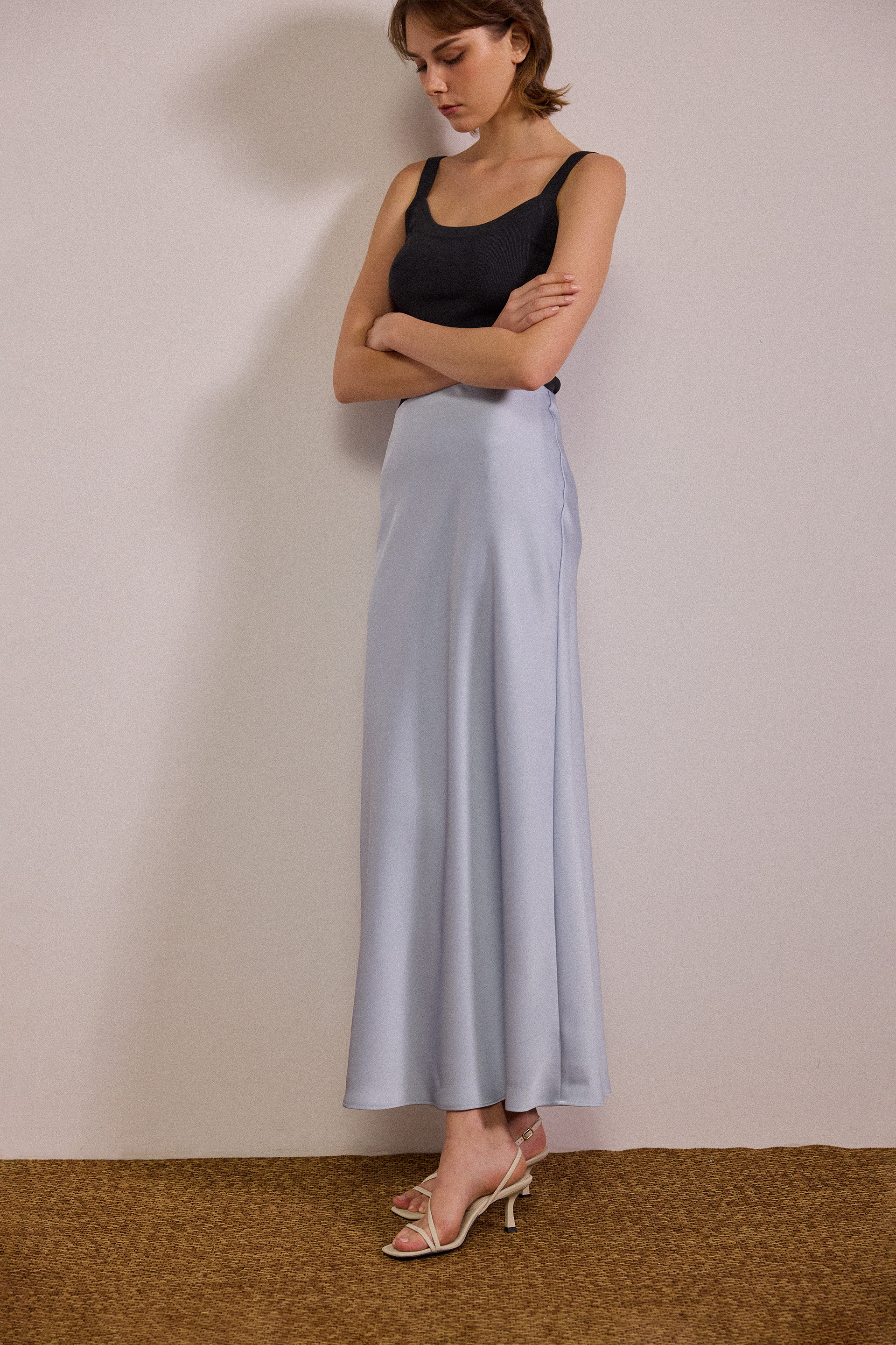Satin Maxi Skirt
