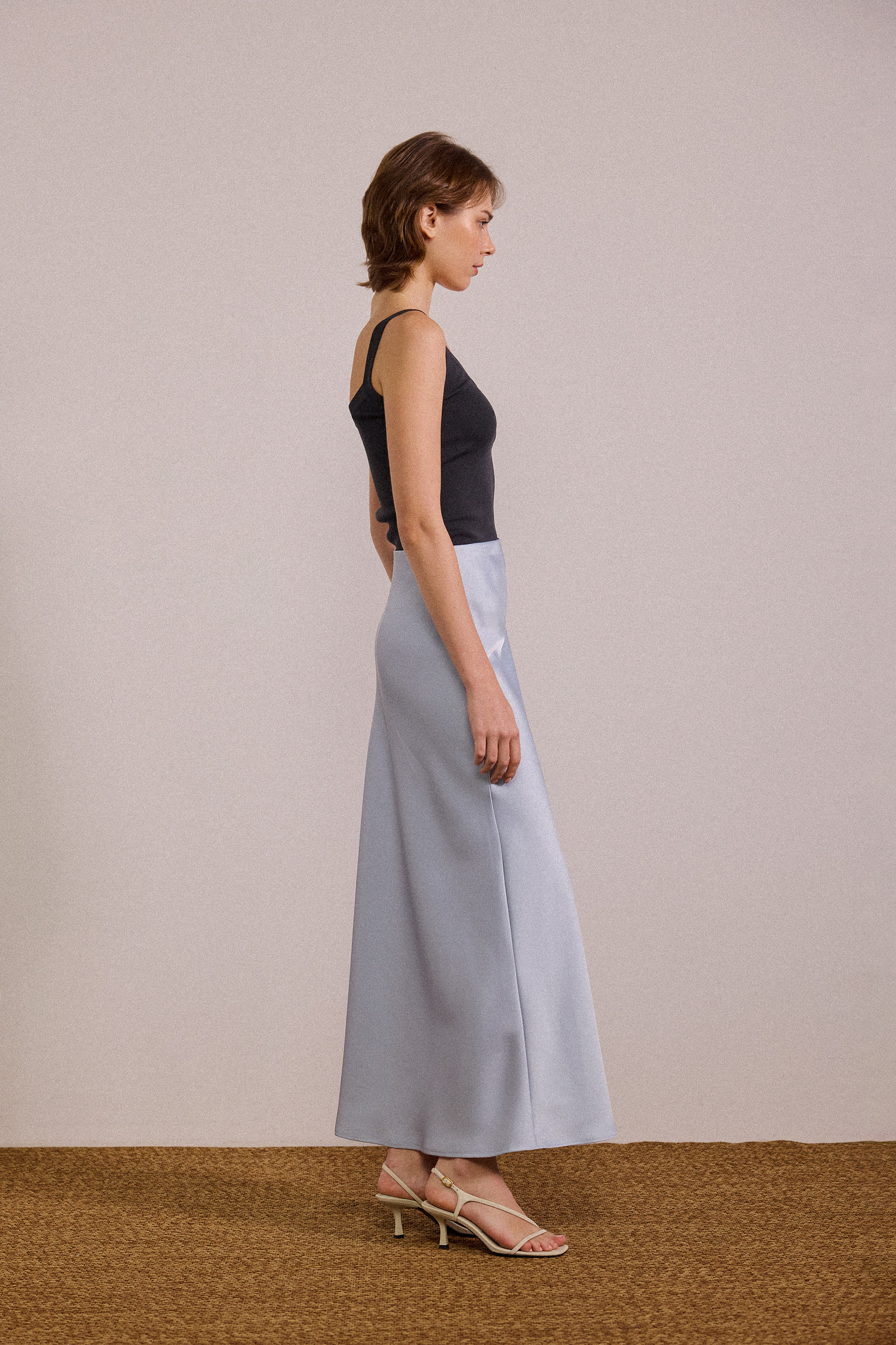 Satin Maxi Skirt