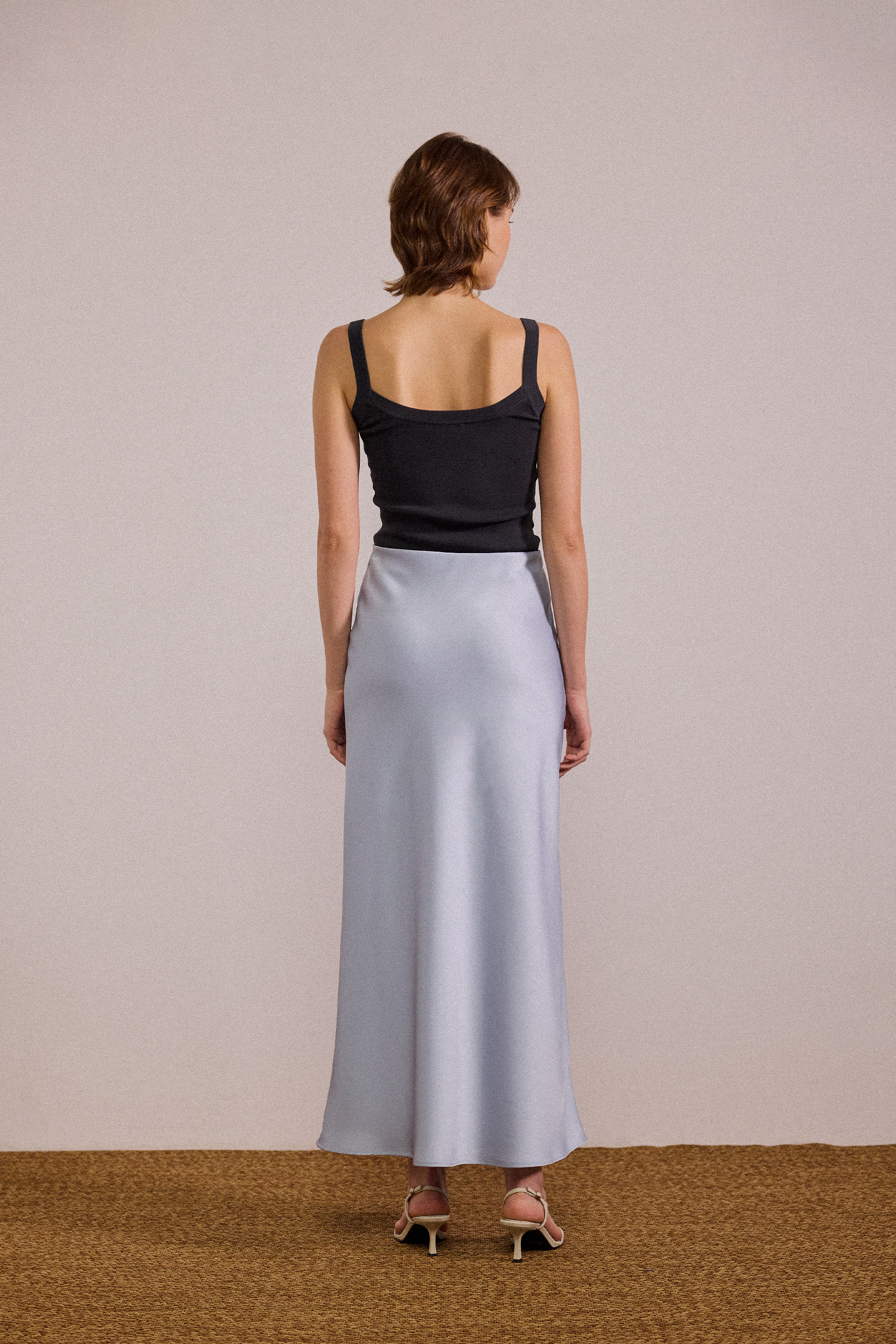 Satin Maxi Skirt