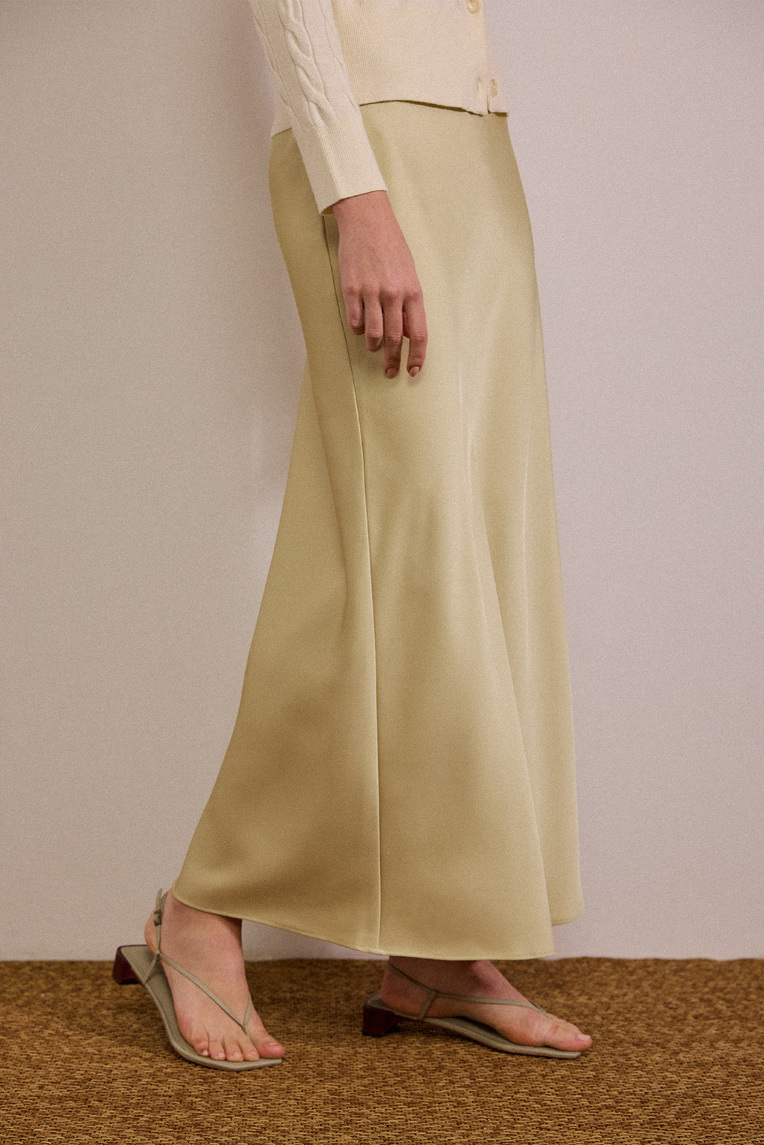 Satin Maxi Skirt