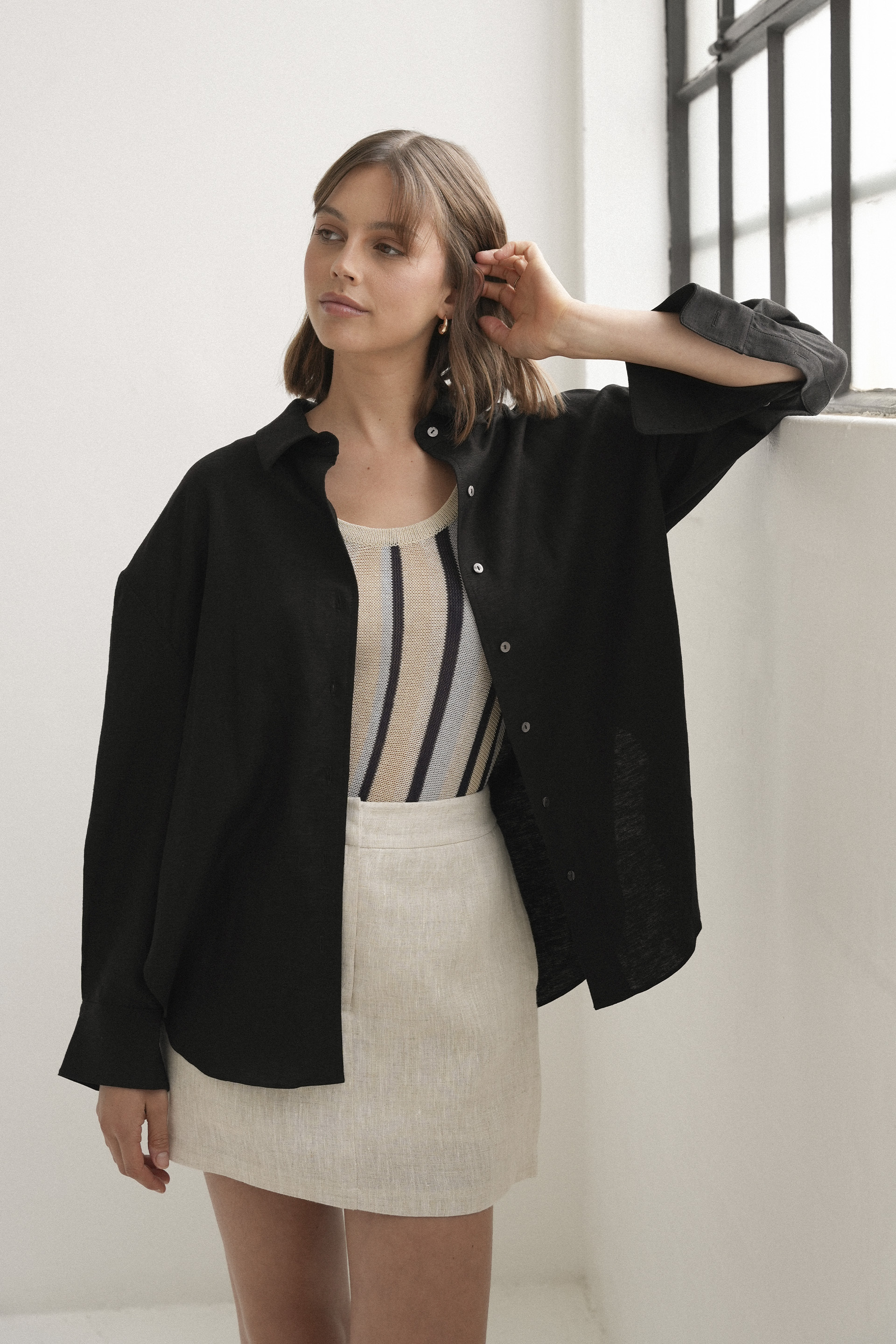 Linen Oversized Shirt